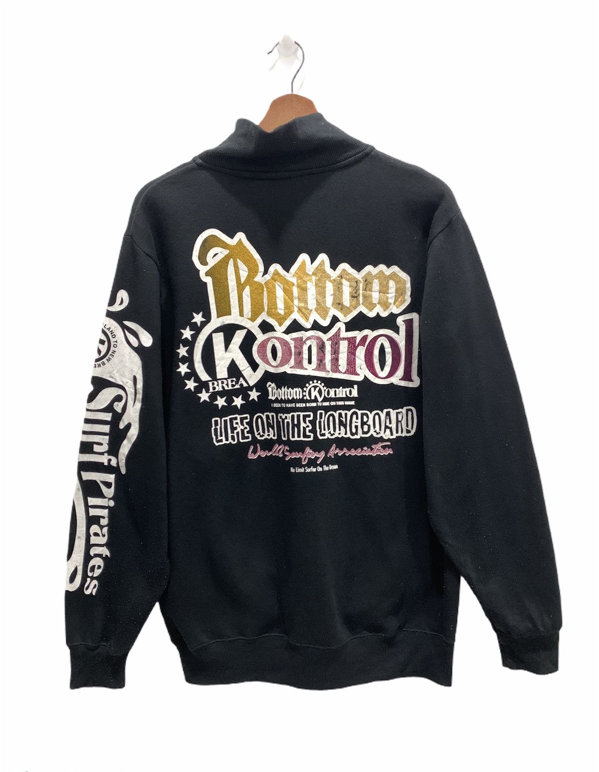 Haze × Japanese Brand Longboard Surf Zipper Big Logo Backfront Diamond Sweatshirt Size US L / EU 52-54 / 3 - 1 Thumbnail