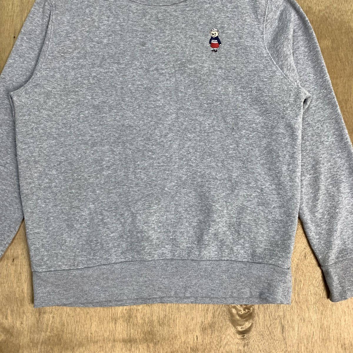 Japanese Brand × Polo Ralph Lauren KAEPA POLO Bear Embroidery Logo Shearling Inside Sweatshirt Size US L / EU 52-54 / 3 - 4 Thumbnail