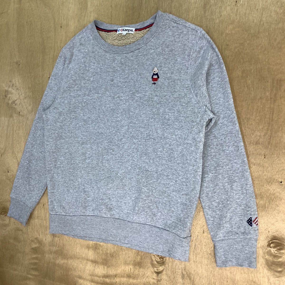 Japanese Brand × Polo Ralph Lauren KAEPA POLO Bear Embroidery Logo Shearling Inside Sweatshirt Size US L / EU 52-54 / 3 - 6 Thumbnail