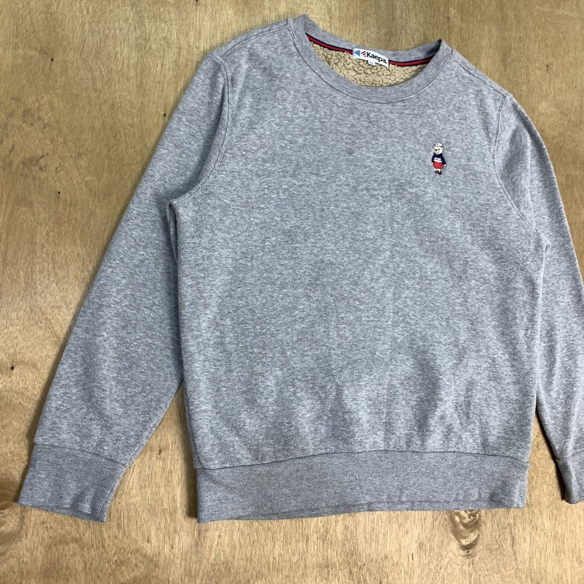 Japanese Brand × Polo Ralph Lauren KAEPA POLO Bear Embroidery Logo Shearling Inside Sweatshirt Size US L / EU 52-54 / 3 - 5 Thumbnail