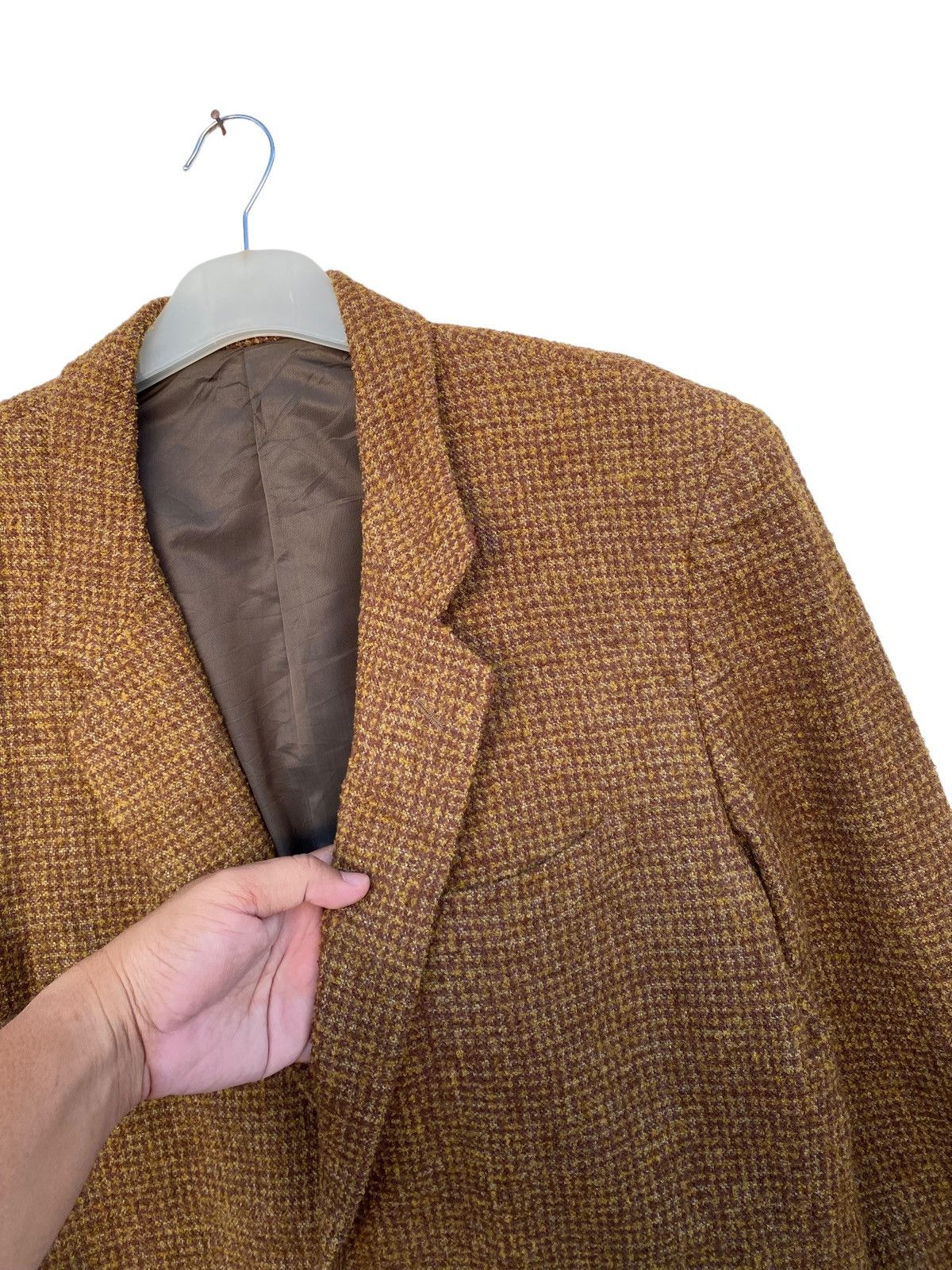 Issey Miyake Vintage Issey Miyake Tweed Blazer Jacket Size US M / EU 48-50 / 2 - 3 Thumbnail