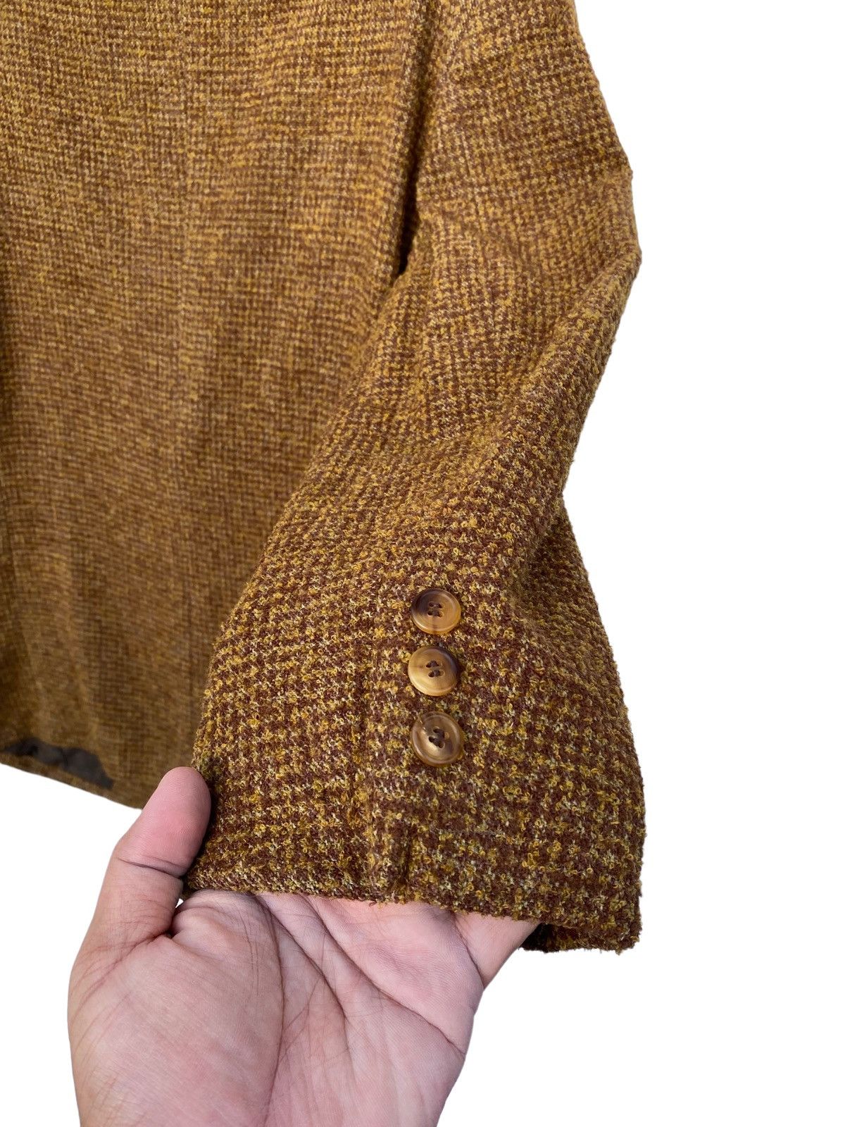 Issey Miyake Vintage Issey Miyake Tweed Blazer Jacket Size US M / EU 48-50 / 2 - 4 Thumbnail