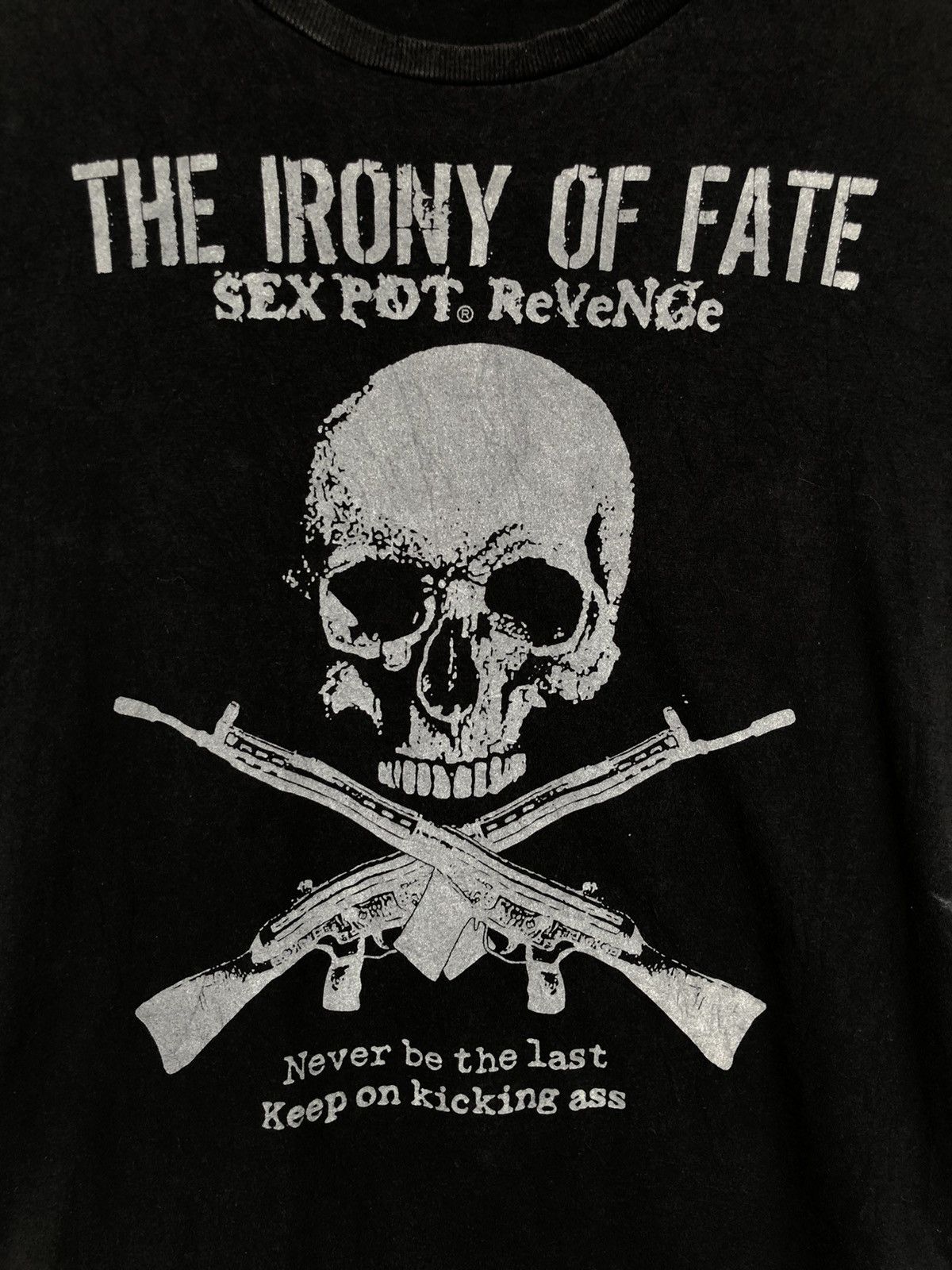Sex Pot ReVeNGe SICK🔥Sex Pot Revenge 🇯🇵 CrossBone 💀 Muslin LS Shirt Size US M / EU 48-50 / 2 - 2 Thumbnail