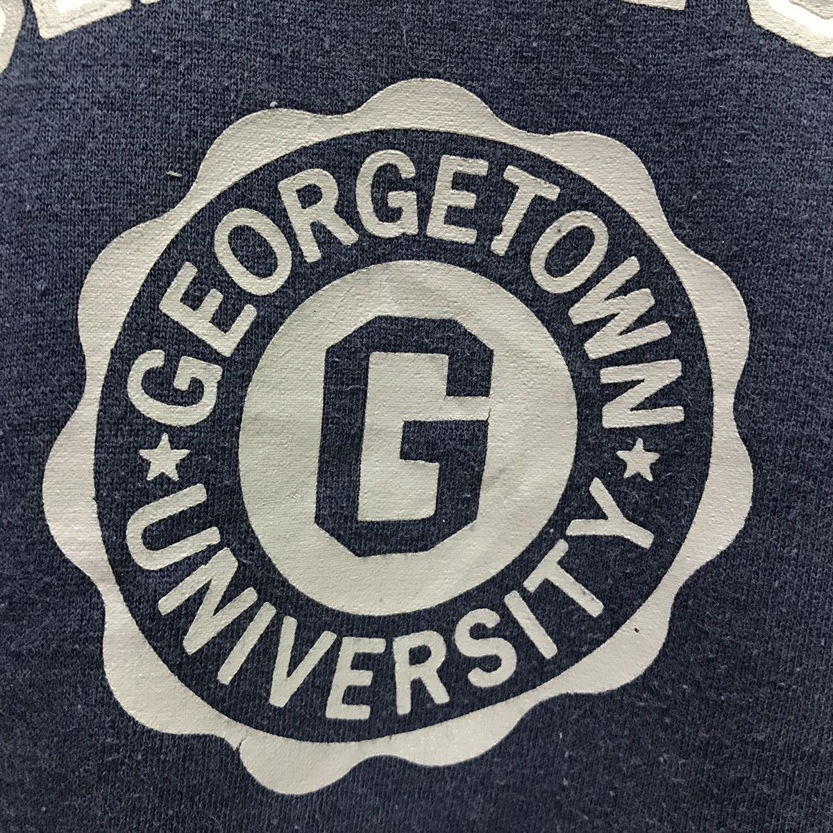 Vintage Vintage Georgetown University Hoyas At New Haven Sweatshirt Size US L / EU 52-54 / 3 - 3 Thumbnail