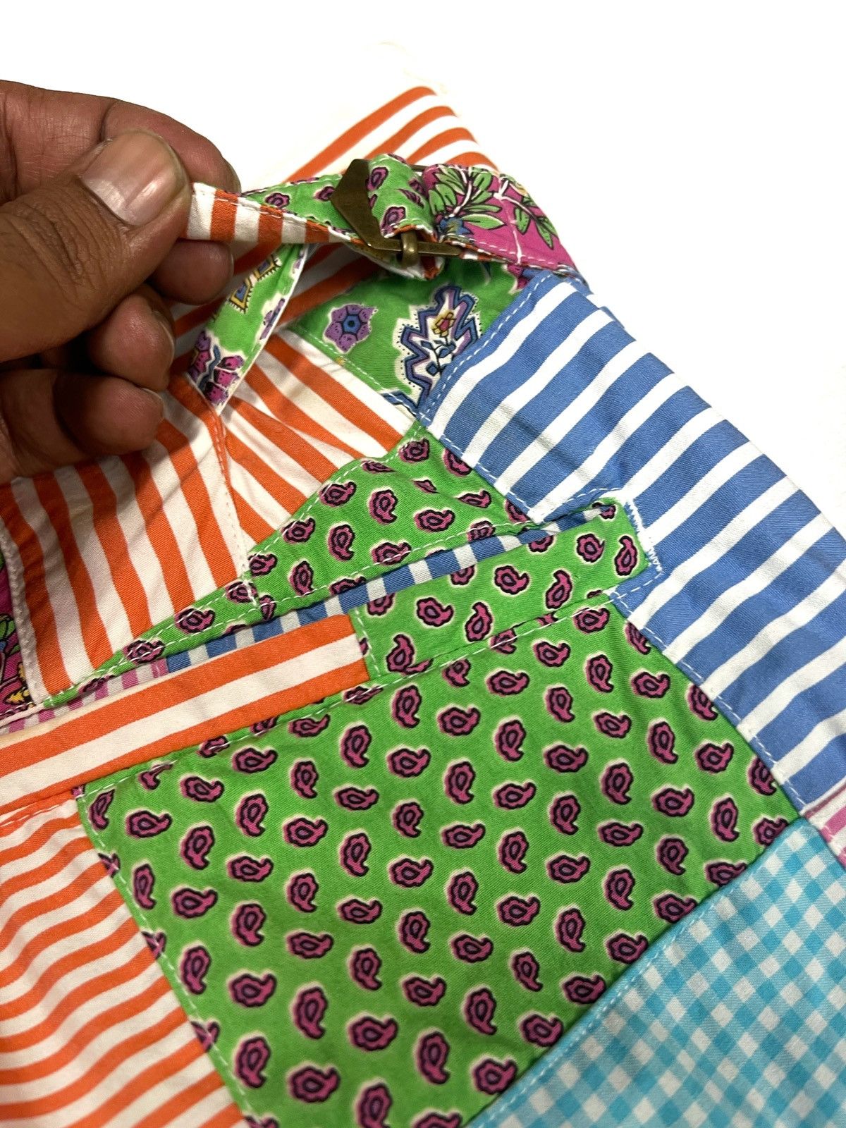 Polo Ralph Lauren Polo ralph lauren patchwork design with side buckle Size US 32 / EU 48 - 3 Thumbnail