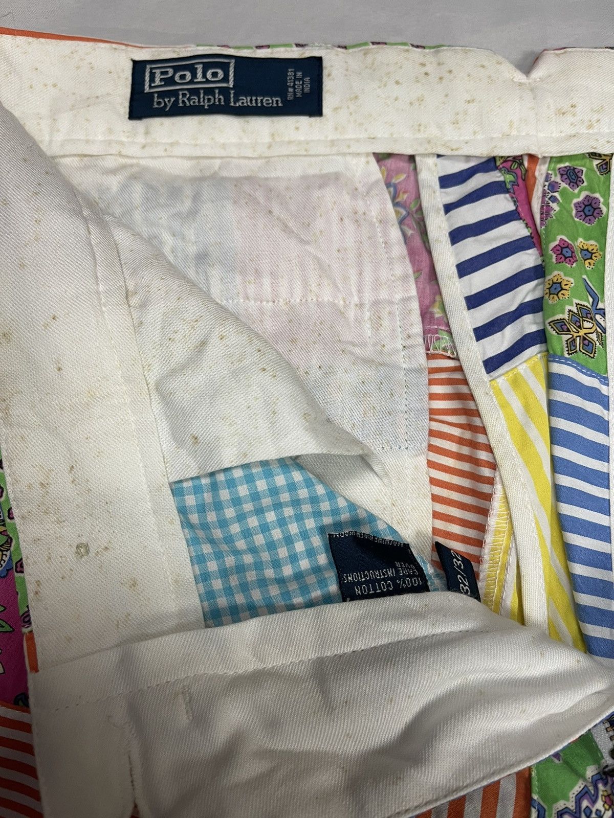 Polo Ralph Lauren Polo ralph lauren patchwork design with side buckle Size US 32 / EU 48 - 7 Thumbnail