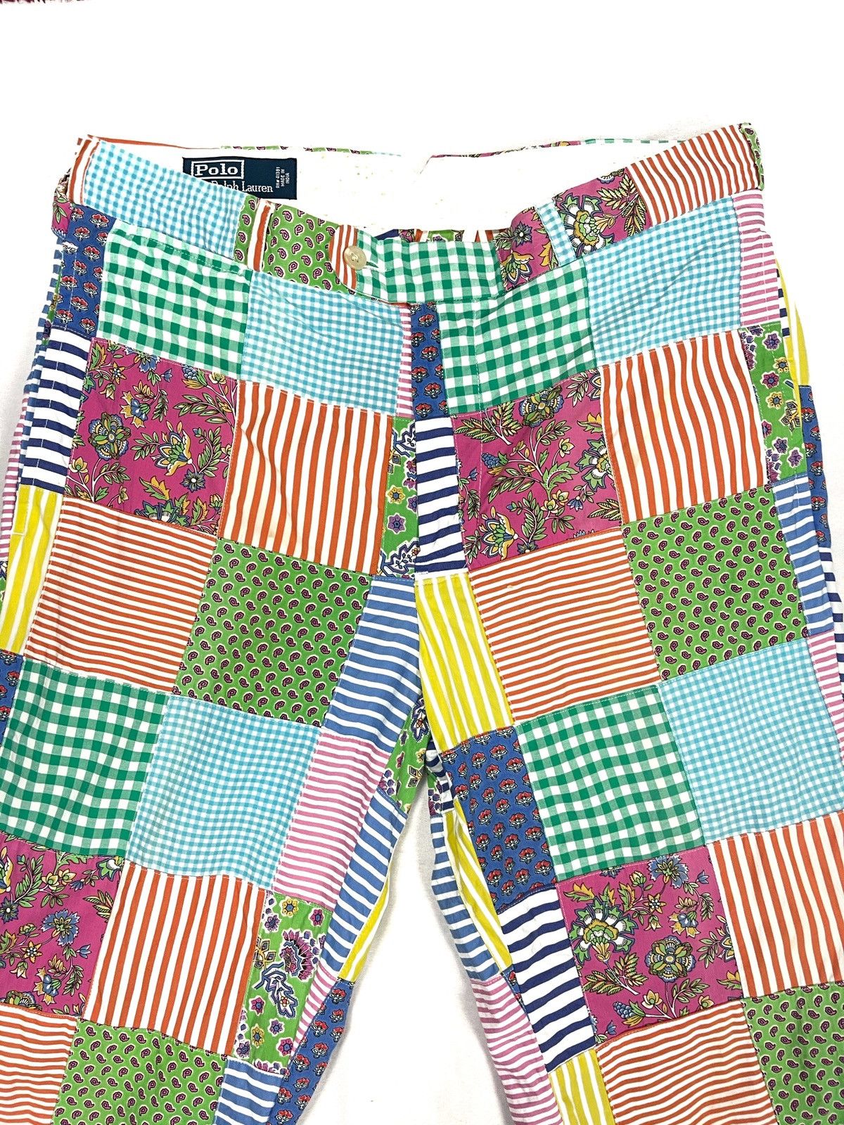 Polo Ralph Lauren Polo ralph lauren patchwork design with side buckle Size US 32 / EU 48 - 6 Thumbnail