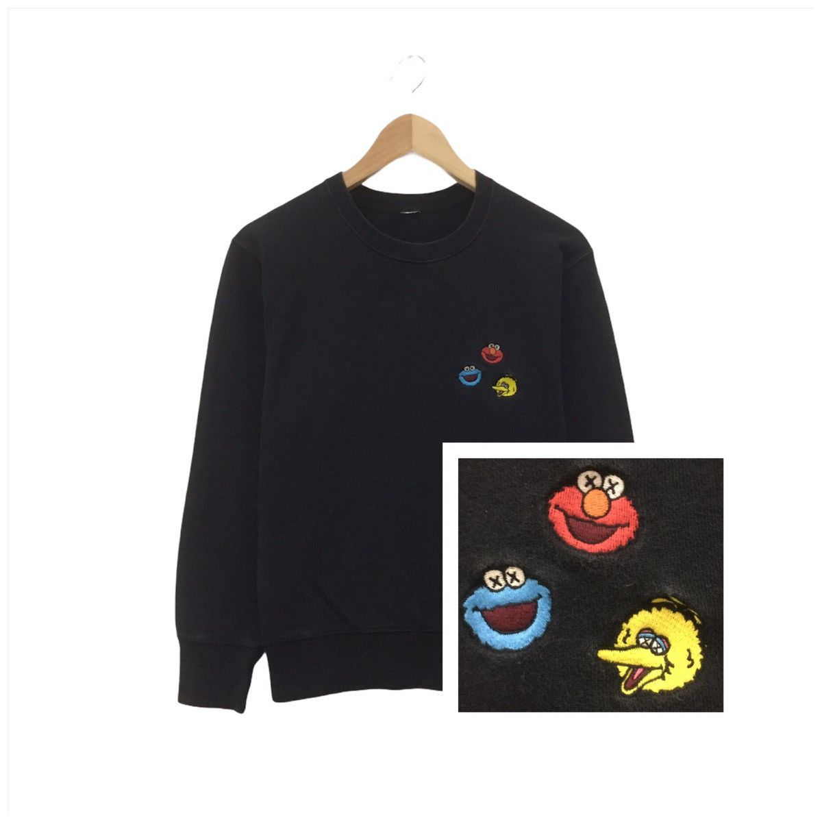 SESAME STREET Sweatshirt Elmo Cookie Monster Big Bird