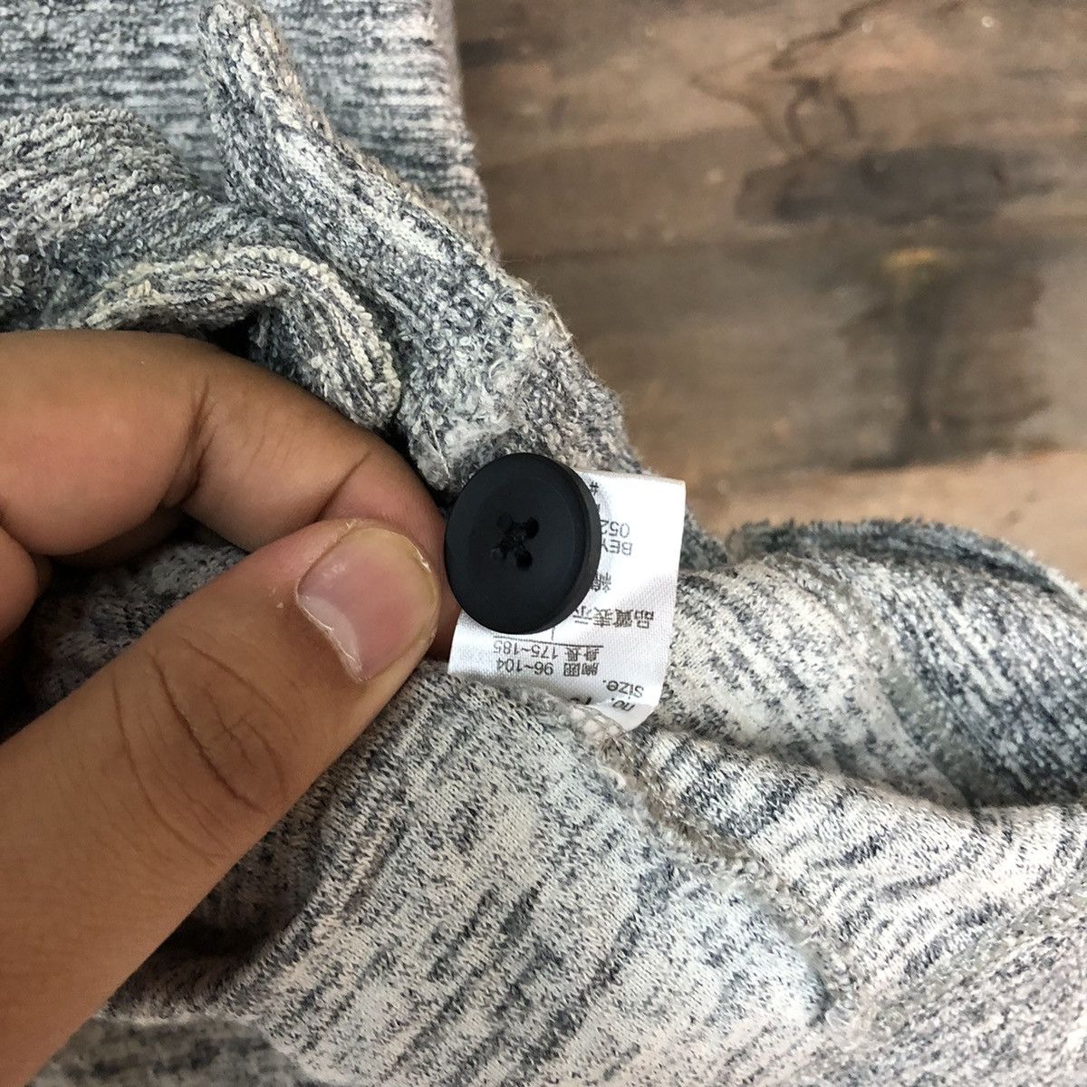 Japanese Brand Traply Grey japan knitwear Cardigan #089B Size US M / EU 48-50 / 2 - 8 Thumbnail