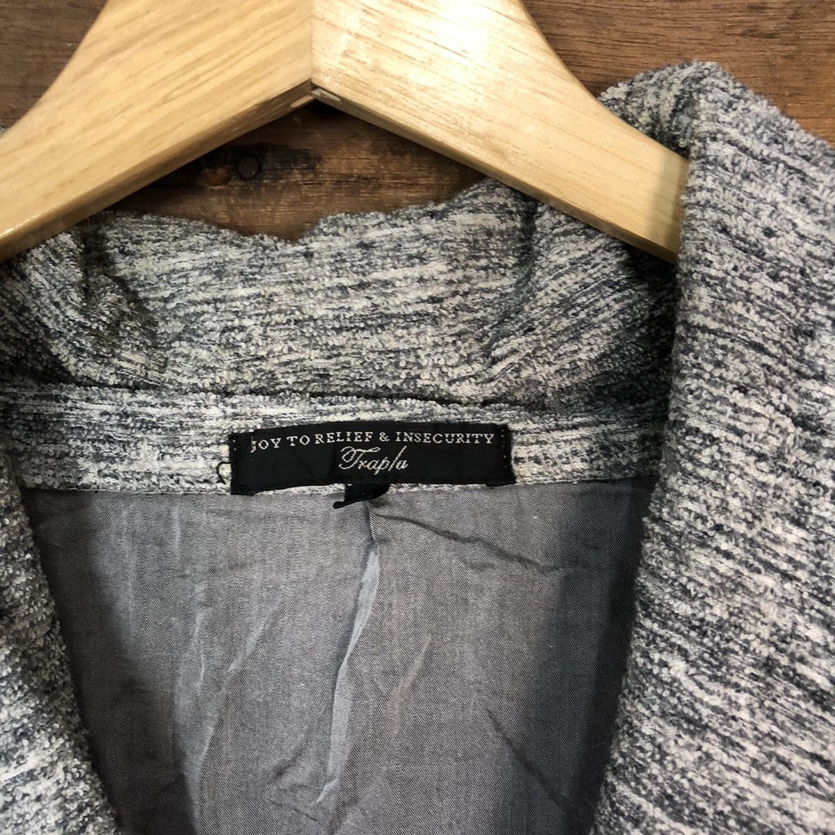 Japanese Brand Traply Grey japan knitwear Cardigan #089B Size US M / EU 48-50 / 2 - 7 Thumbnail