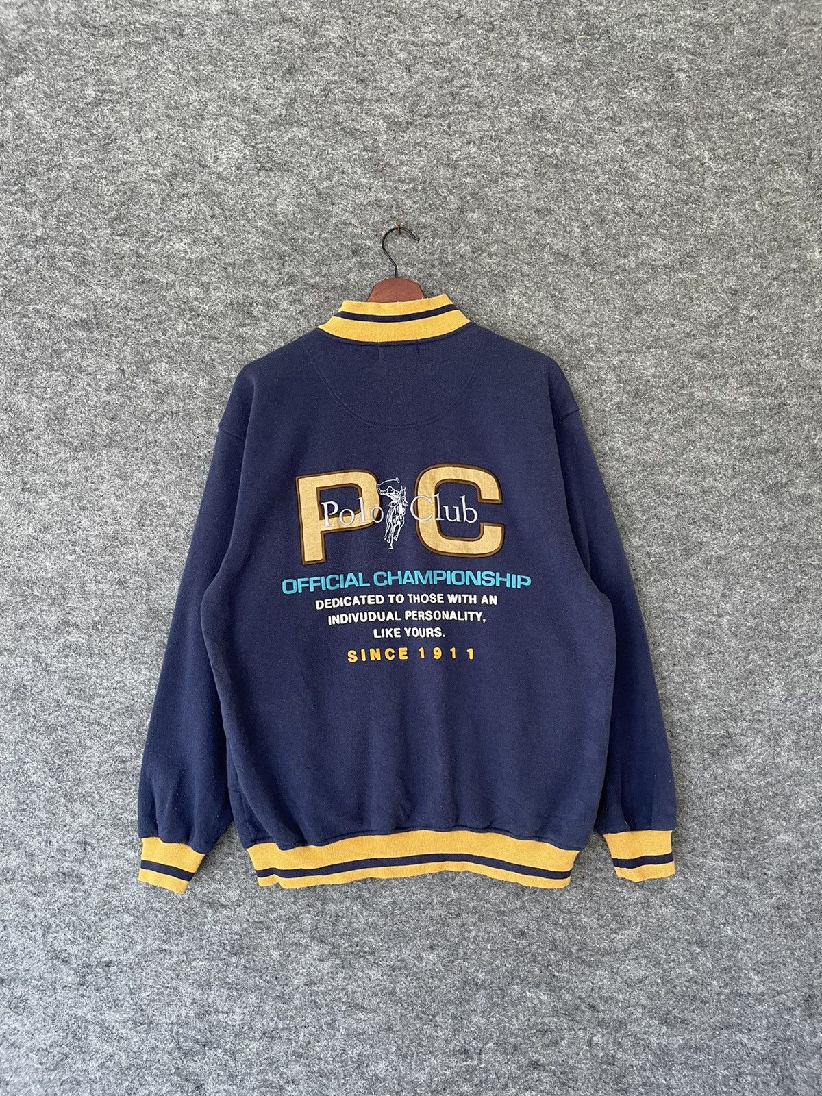 VINTAGE POLO CLUB OFFICIAL CHAMPIONSHIP ZIPPER JACKET