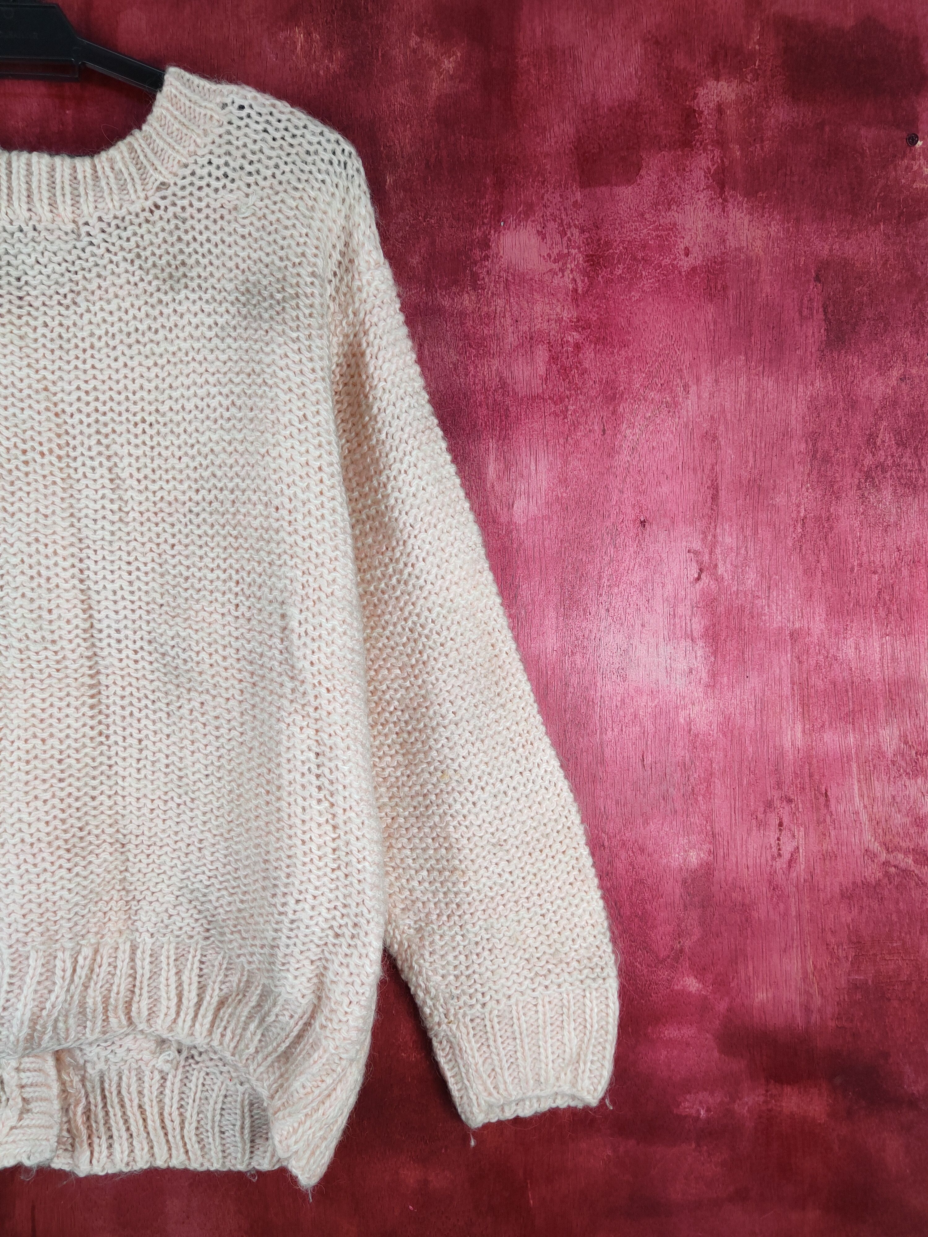 Aran Isles Knitwear 10AM-8PM Tokyo crochet mesh net Knitwear Cardigan #196B Size L / US 10 / IT 46 - 9 Thumbnail