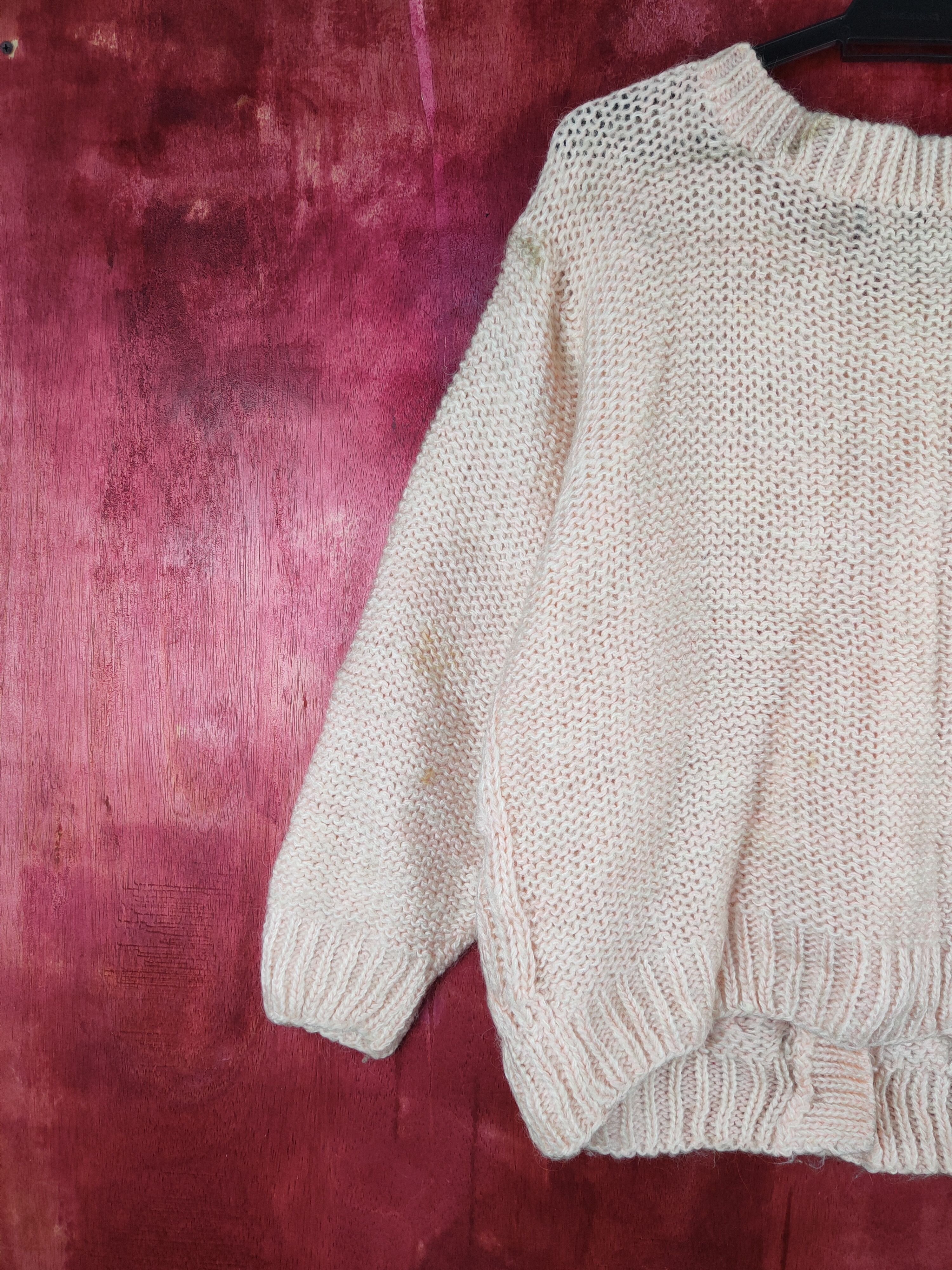 Aran Isles Knitwear 10AM-8PM Tokyo crochet mesh net Knitwear Cardigan #196B Size L / US 10 / IT 46 - 8 Thumbnail