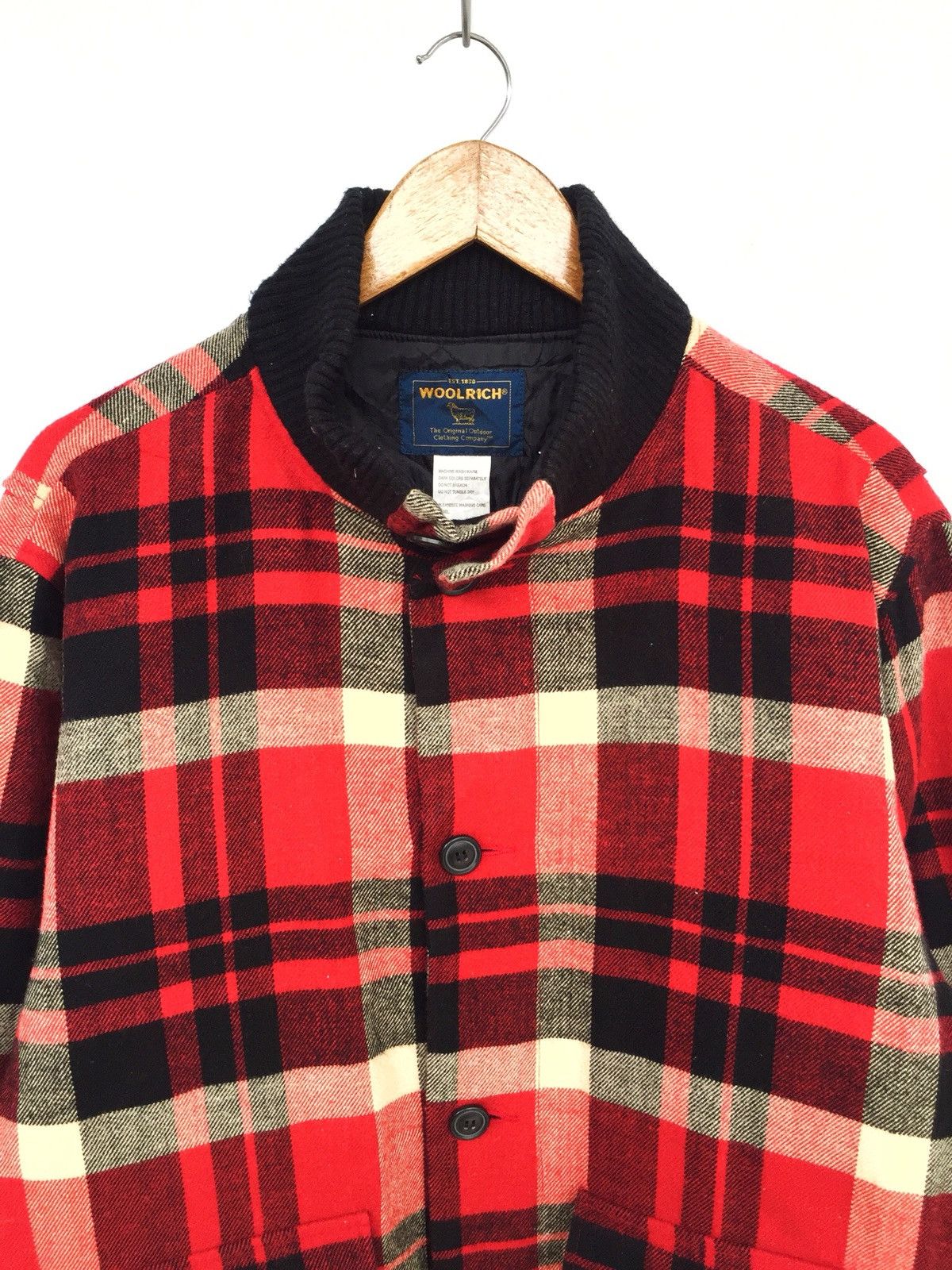 Woolrich Woolen Mills Woolrich 🇺🇸 Bondage Tartan Check O/S Wool Jacket Size US L / EU 52-54 / 3 - 2 Thumbnail