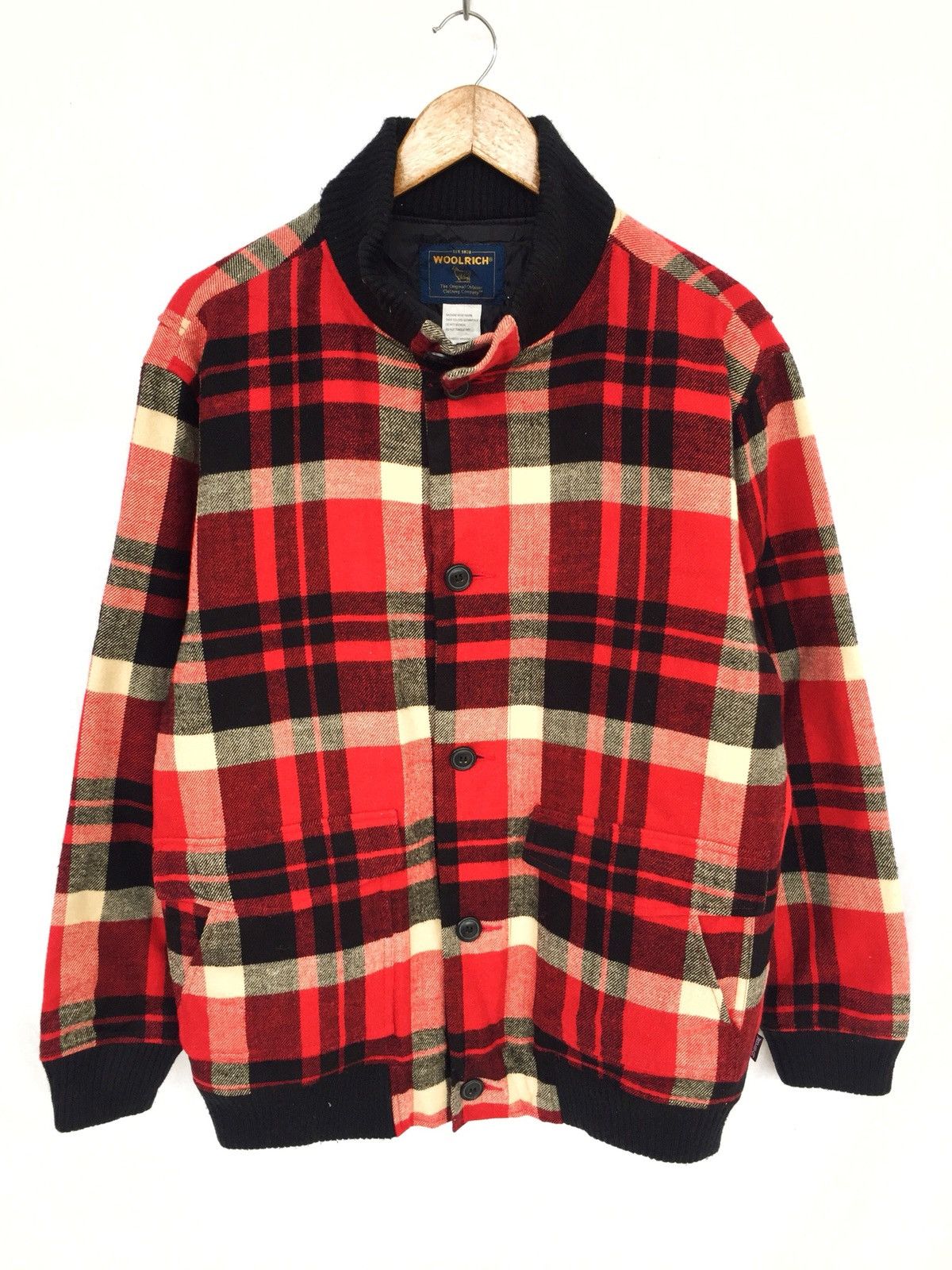 Woolrich 🇺🇸 Bondage Tartan Check O/S Wool Jacket