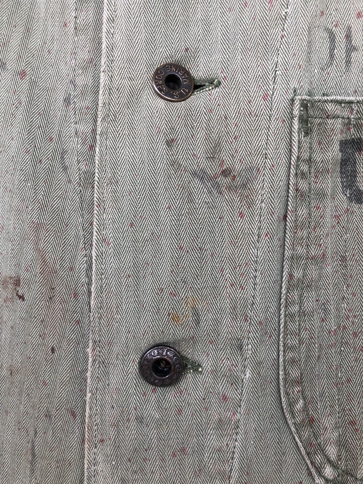 Vintage TRUE VINTAGE🔥OG 1941 USMC P41 HBT Jacket WWII Era Size US M / EU 48-50 / 2 - 15 Thumbnail