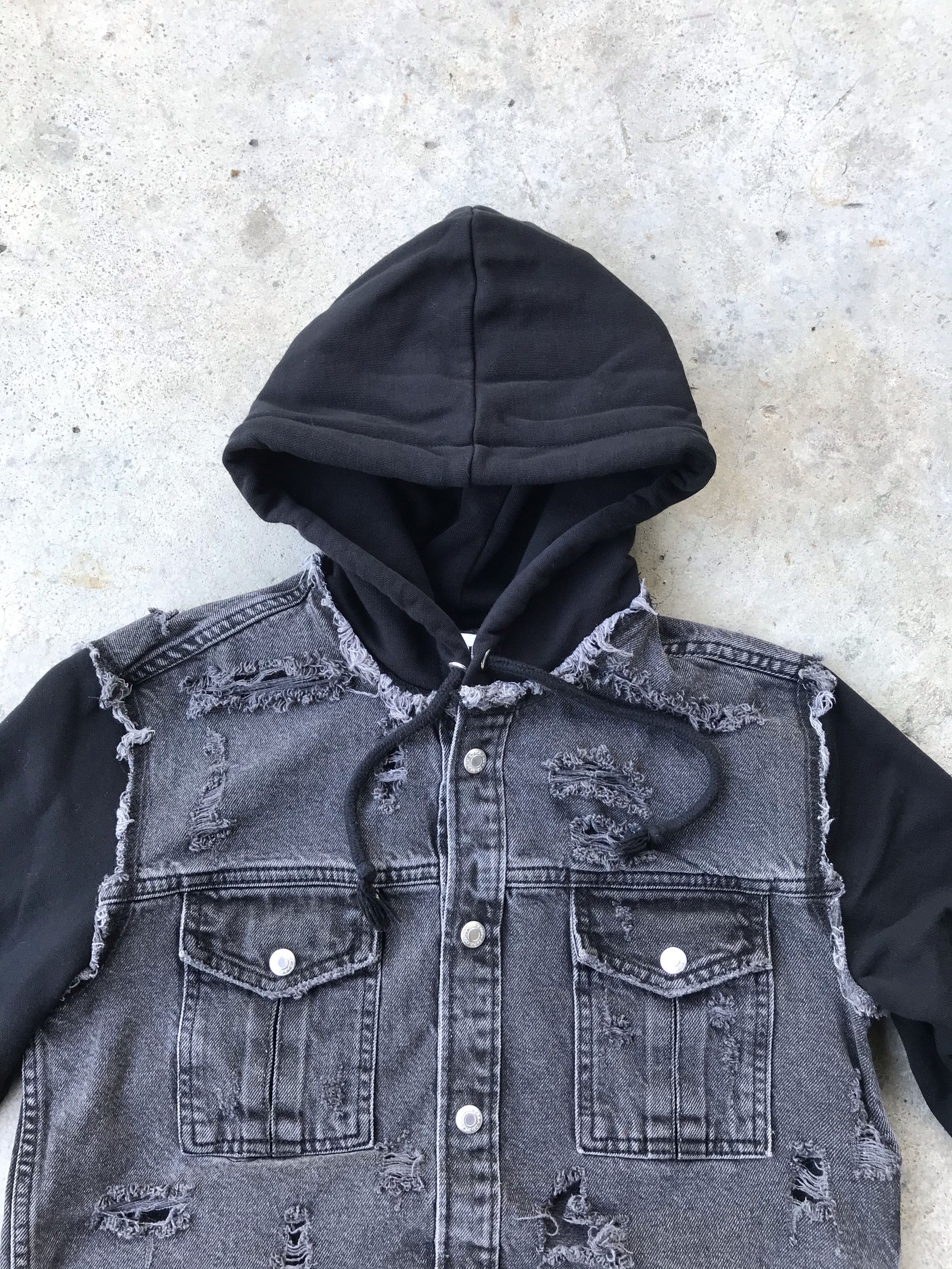 Zara Zara distressed style denim jacket Size S / US 4 / IT 40 - 2 Thumbnail