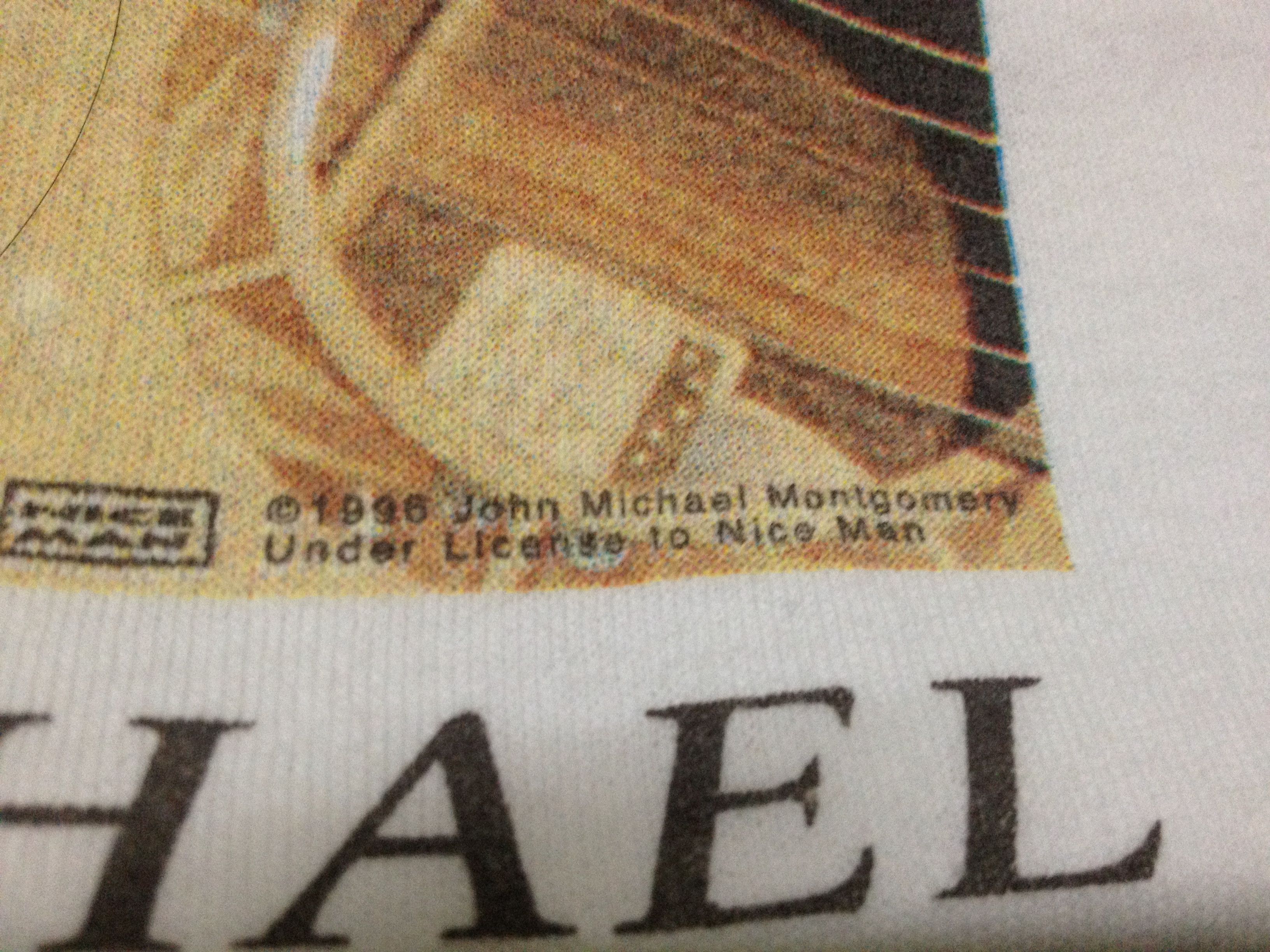 Band Tees × Vintage 90s John Michael Montgomery Tour96-97 shirt Made in Usa Size US L / EU 52-54 / 3 - 3 Thumbnail