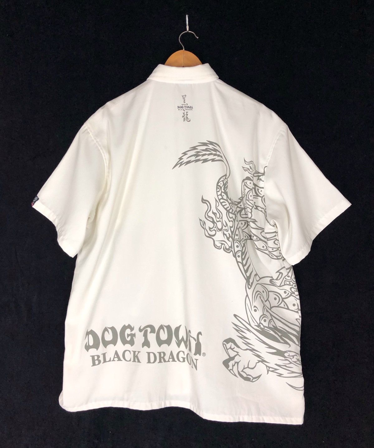 Dogtown × Japanese Brand × Vintage Rare!! Vintage Dogtown Black Dragon All Over Print X Large Size US XL / EU 56 / 4 - 2 Thumbnail