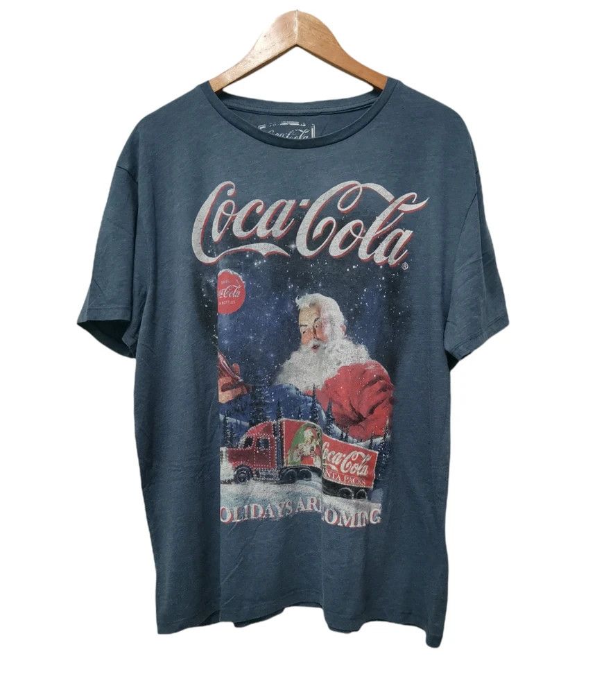 Coca Cola Rare Coca-Cola Santa Peacocks Tee Pepsi Big Logo Size US XXL / EU 58 / 5 - 2 Thumbnail