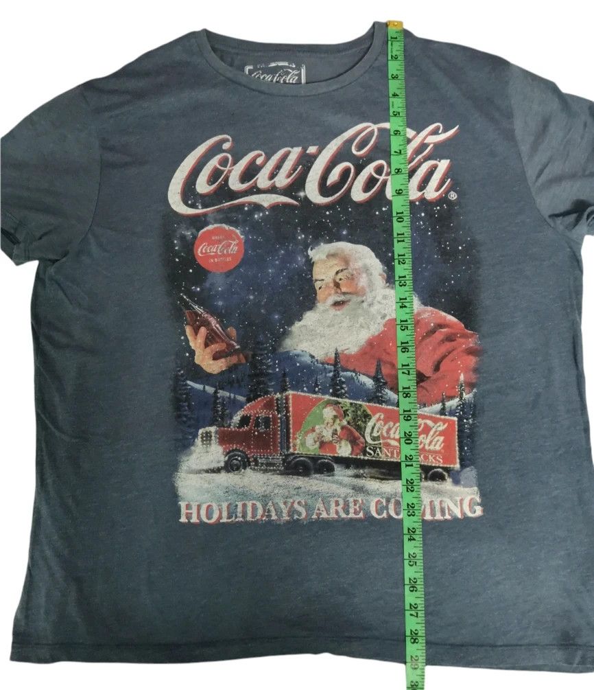 Coca Cola Rare Coca-Cola Santa Peacocks Tee Pepsi Big Logo Size US XXL / EU 58 / 5 - 5 Thumbnail