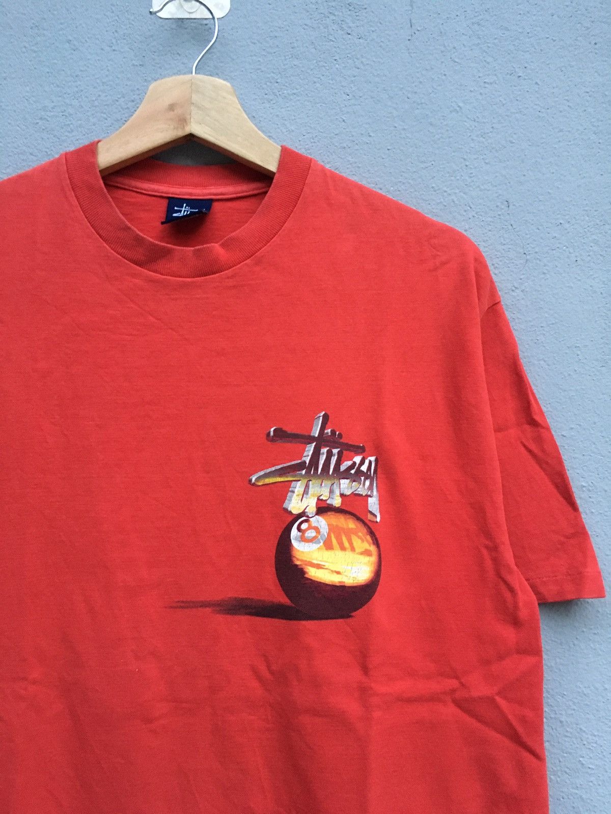 Stussy × Vintage Vintage stussy x eight ball skateboard tee Size US M / EU 48-50 / 2 - 2 Thumbnail