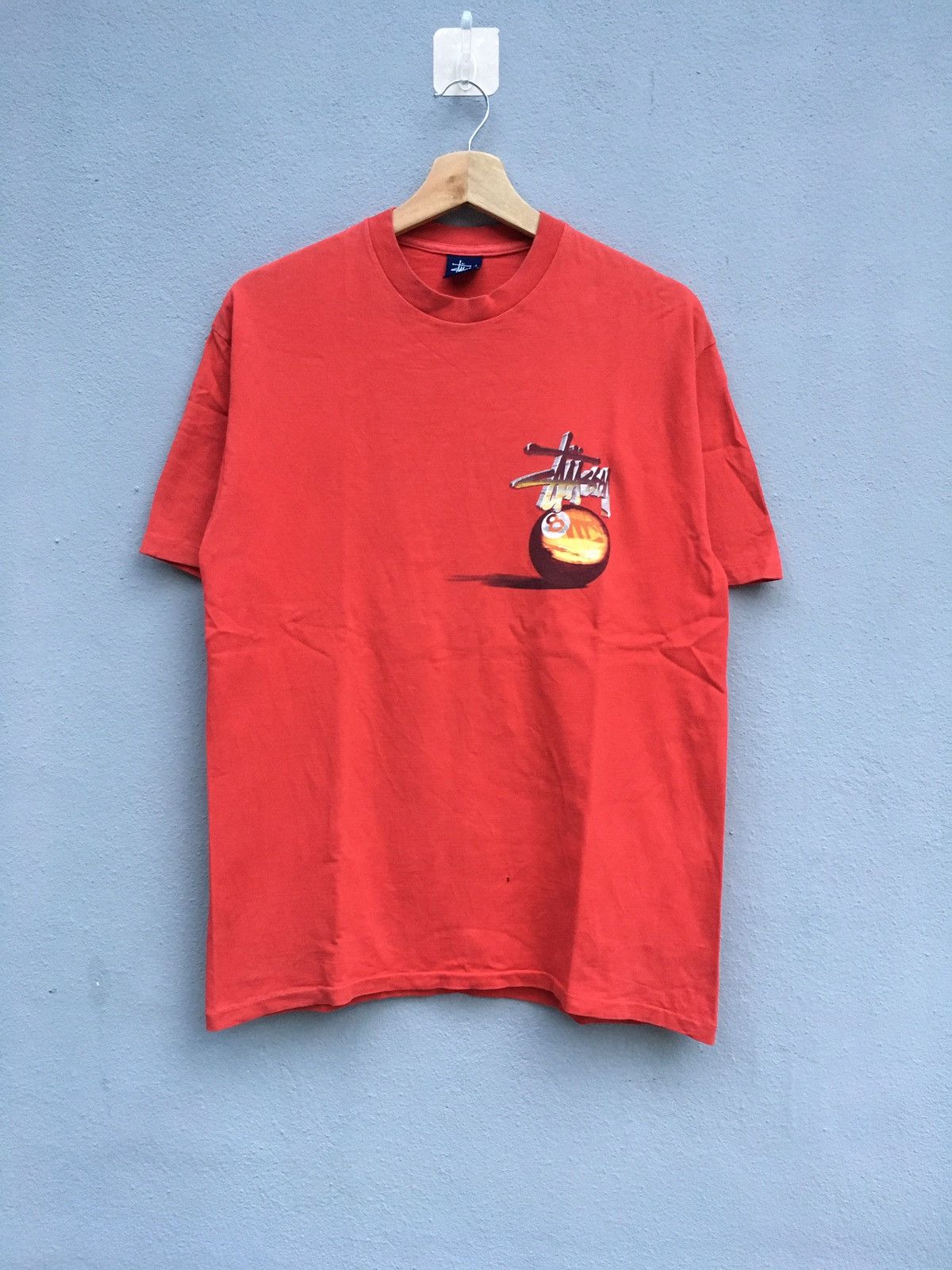 Stussy × Vintage Vintage stussy x eight ball skateboard tee Size US M / EU 48-50 / 2 - 3 Thumbnail