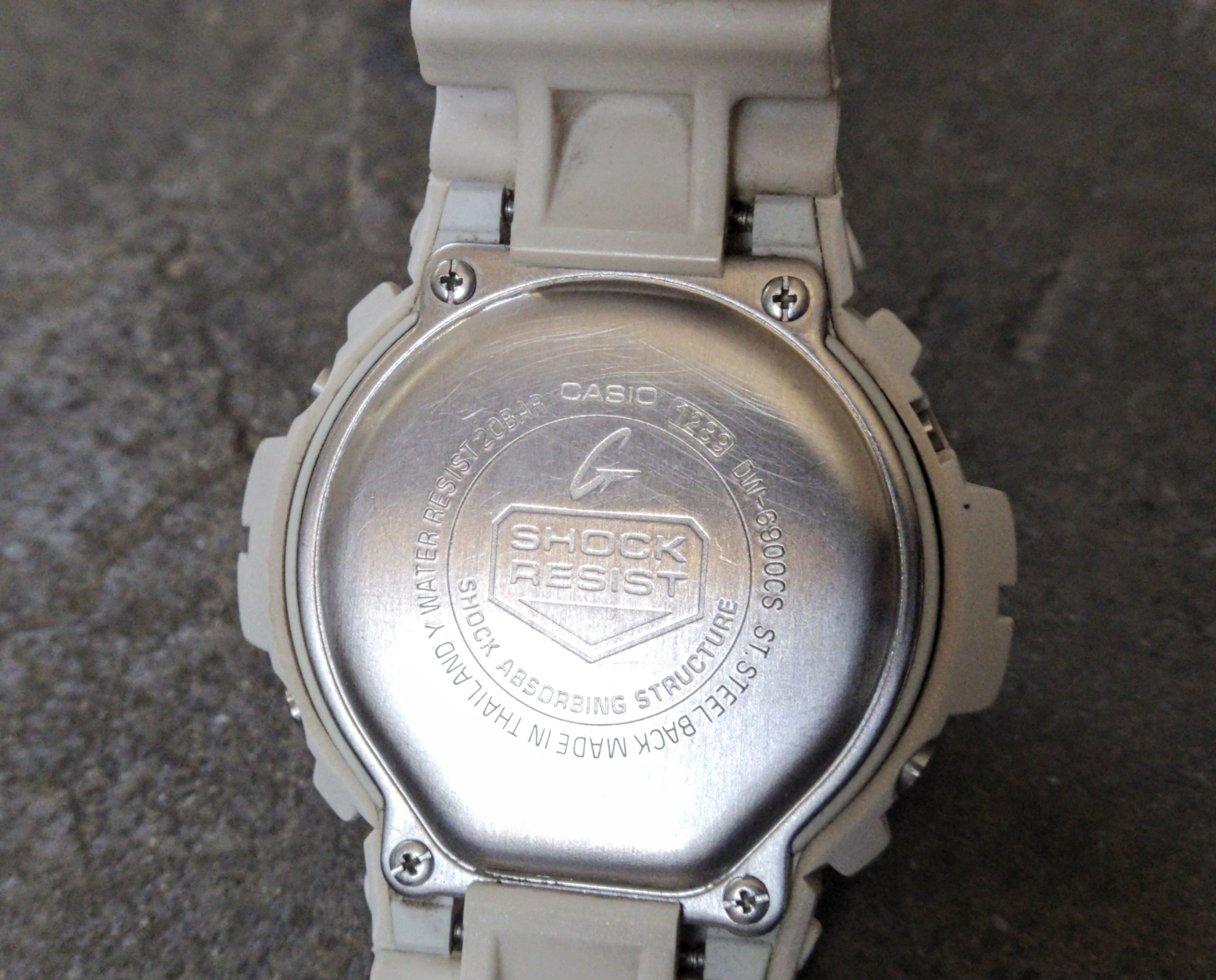 Casio × G Shock Casio G-Shock DW-6900-CS-7 White Watch Green Purple Blue Size ONE SIZE - 13 Thumbnail