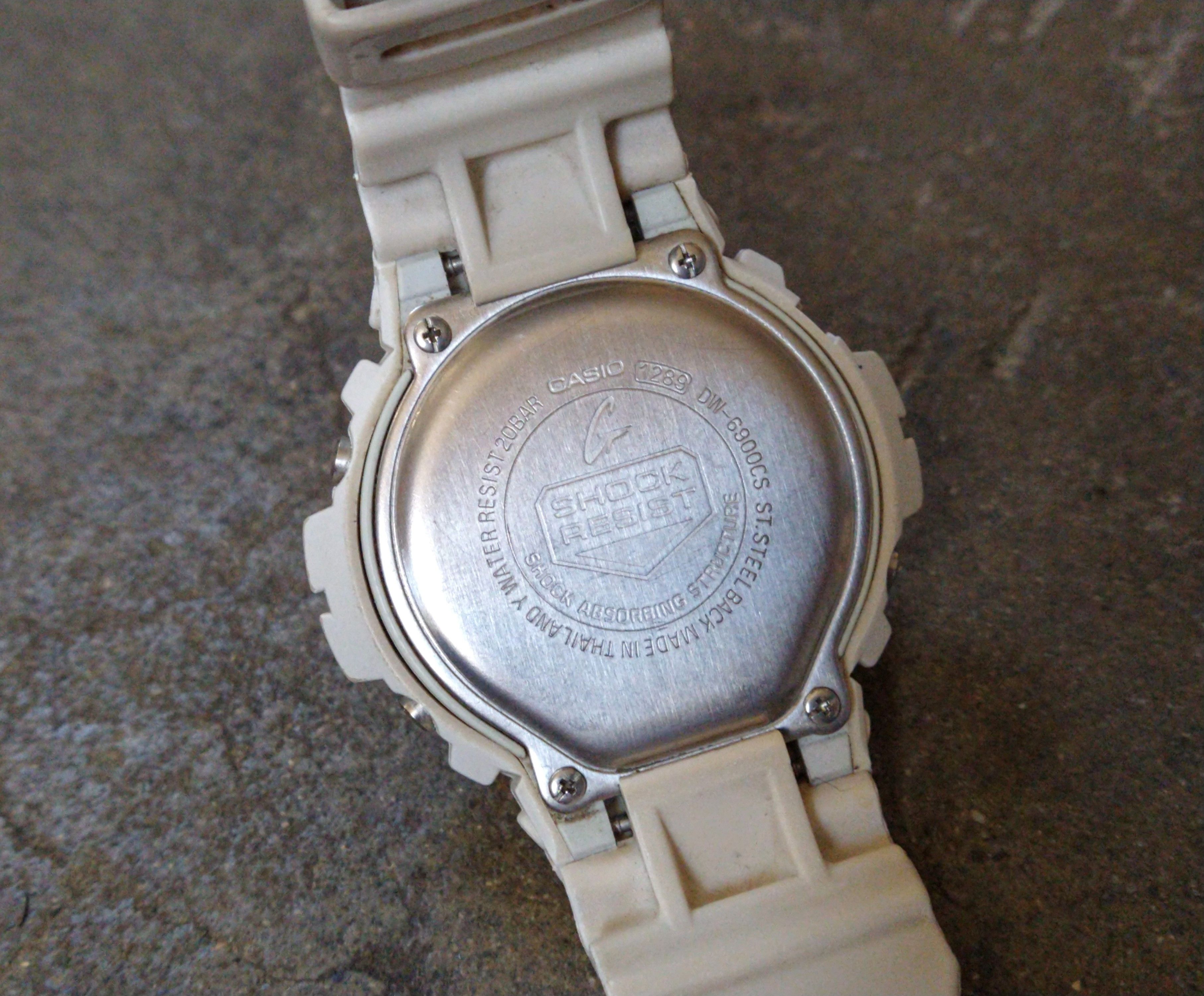 Casio × G Shock Casio G-Shock DW-6900-CS-7 White Watch Green Purple Blue Size ONE SIZE - 14 Thumbnail