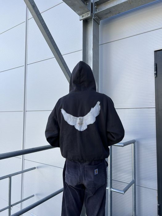 Gap Yeezy Gap Dove Shrunken Hoodie | Grailed