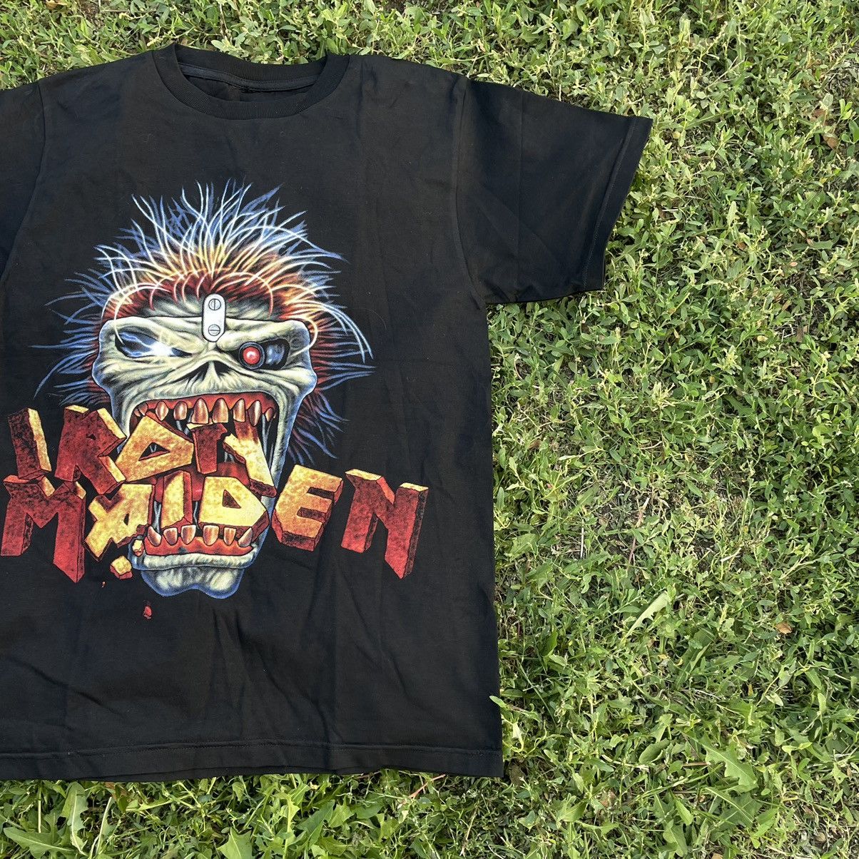 Vintage Vintage Y2K Iron Maiden Graphic Tee Band Punk Streetwear M Size US M / EU 48-50 / 2 - 2 Thumbnail