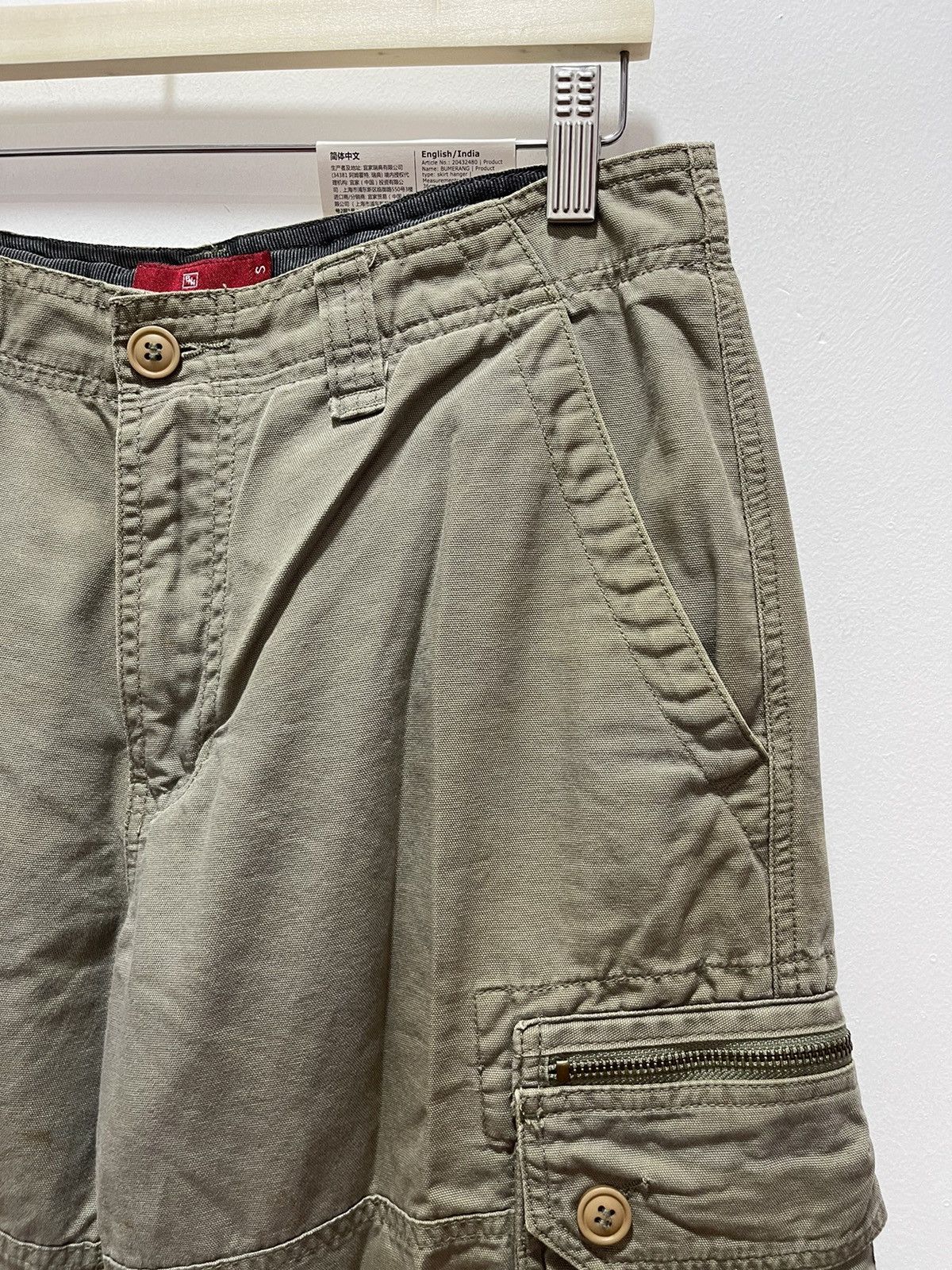 Japanese Brand × Vintage JAPANESE BERNINI BAGGY STYLE CARPENTER CARGO PANTS Size US 30 / EU 46 - 2 Thumbnail