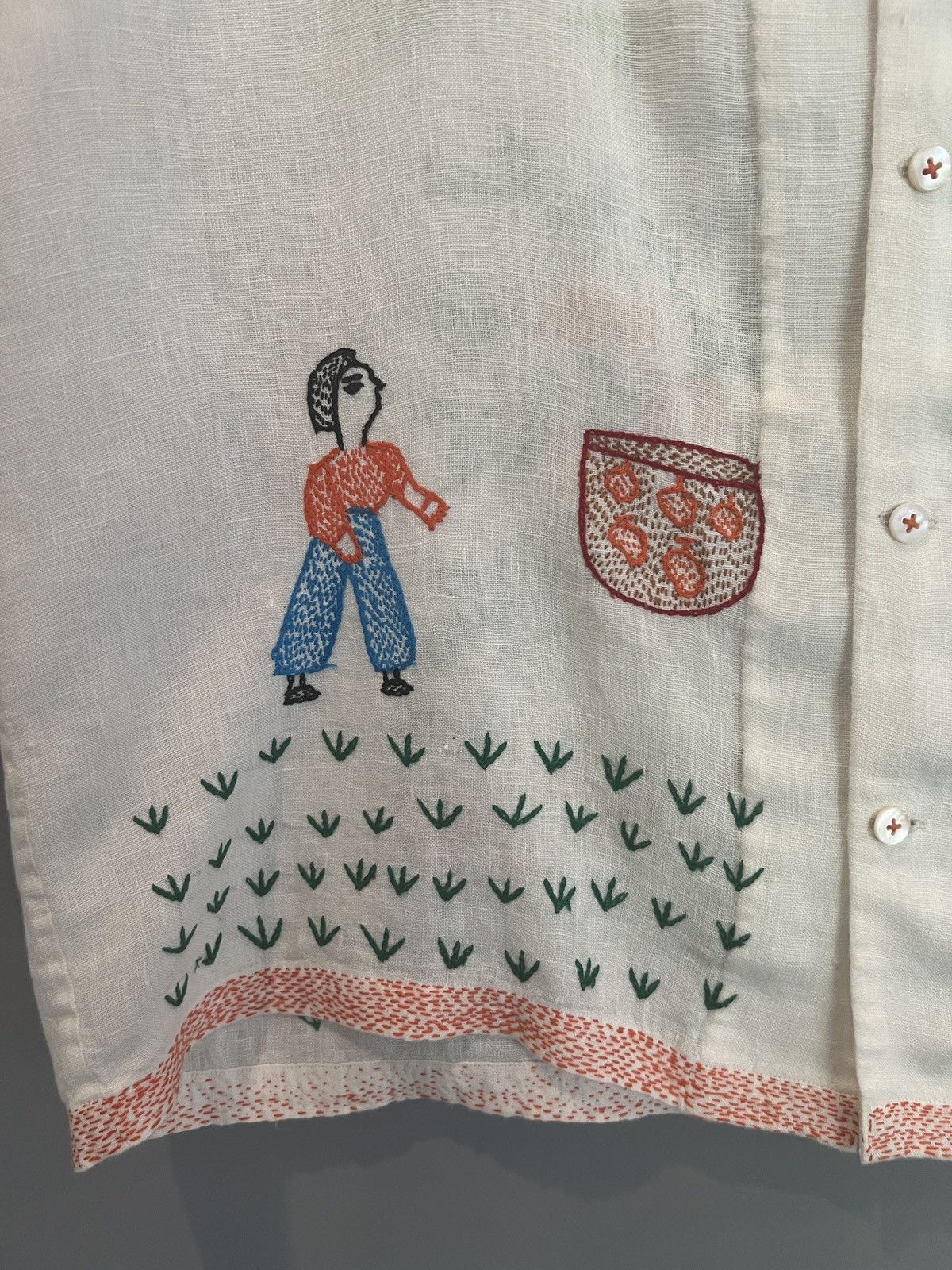 HARAGO Harago Hand Embroidered Shirt Size US S / EU 44-46 / 1 - 3 Thumbnail