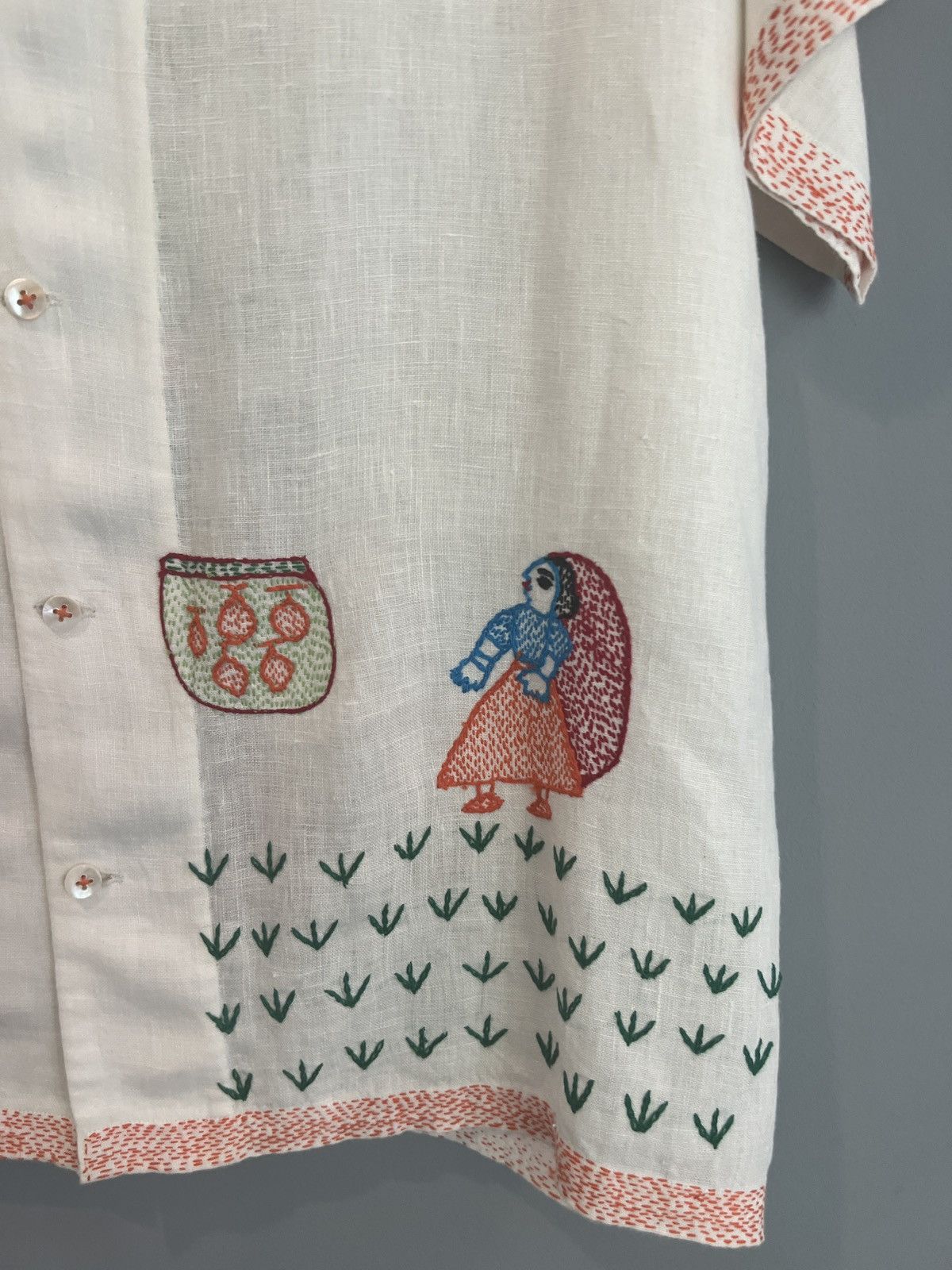 HARAGO Harago Hand Embroidered Shirt Size US S / EU 44-46 / 1 - 4 Thumbnail