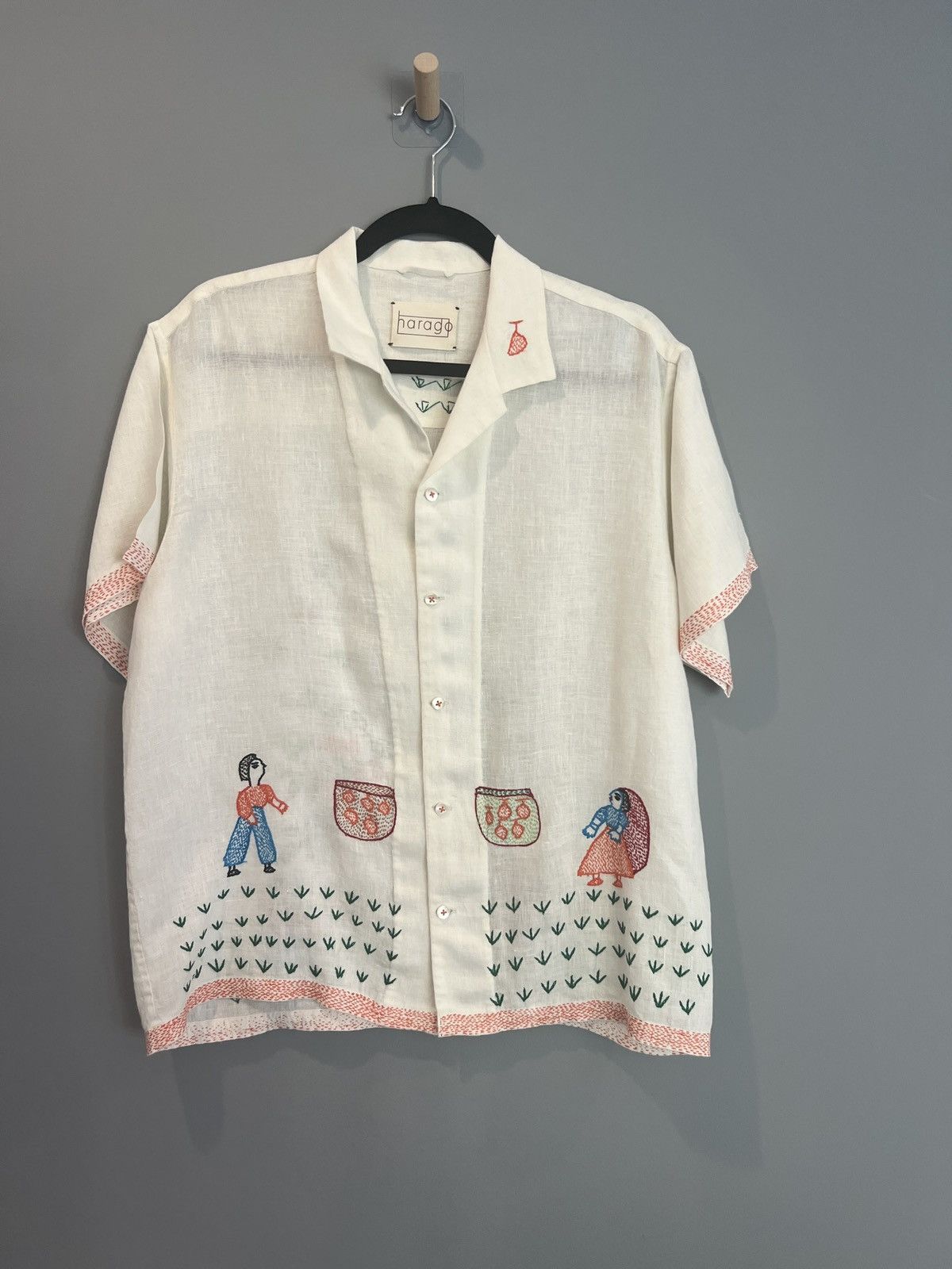 HARAGO Harago Hand Embroidered Shirt Size US S / EU 44-46 / 1 - 8 Thumbnail