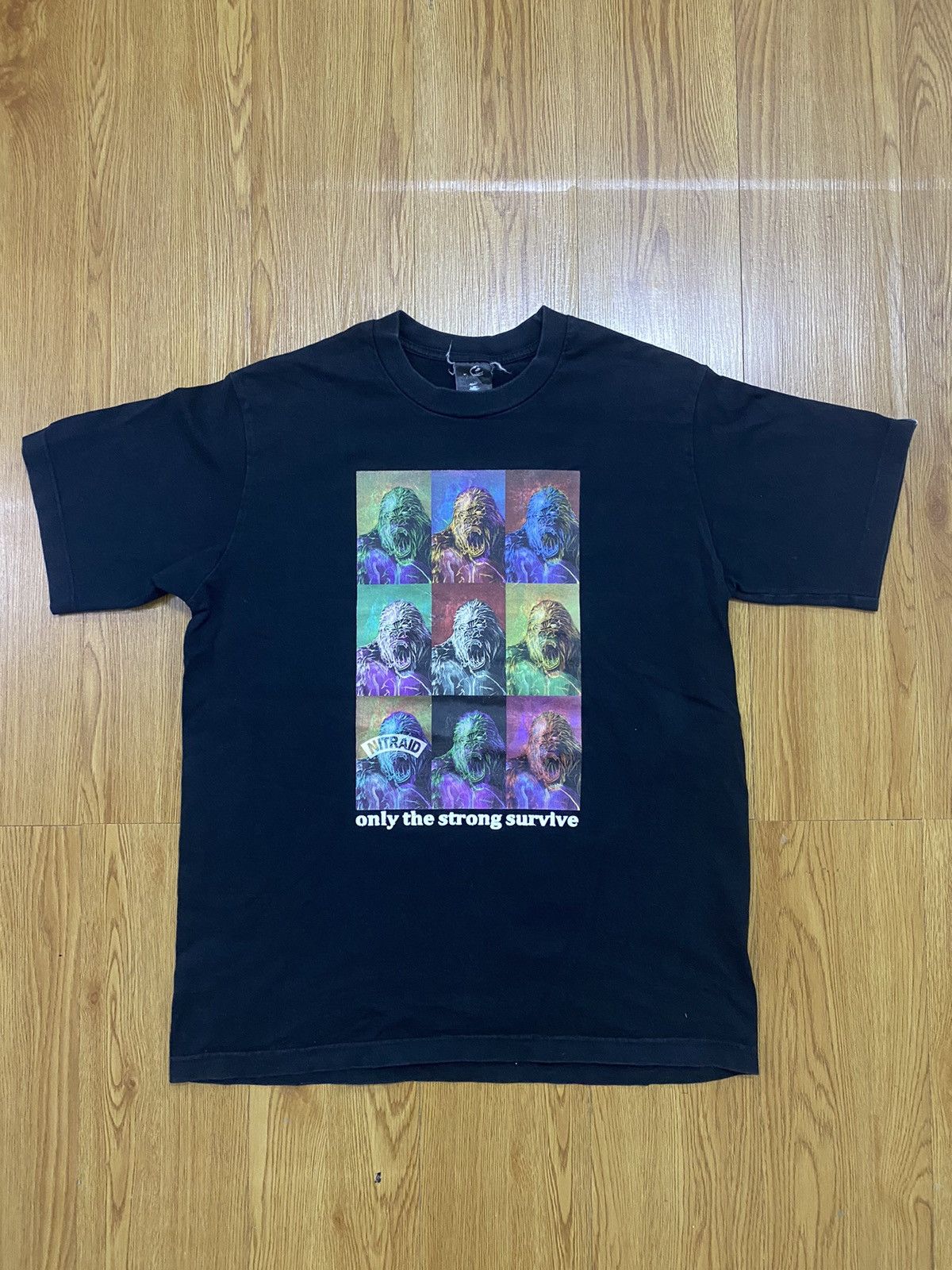 Japanese Brand × Nitraid Nitraid only strong survive kong tshirt Size US M / EU 48-50 / 2 - 1 Thumbnail