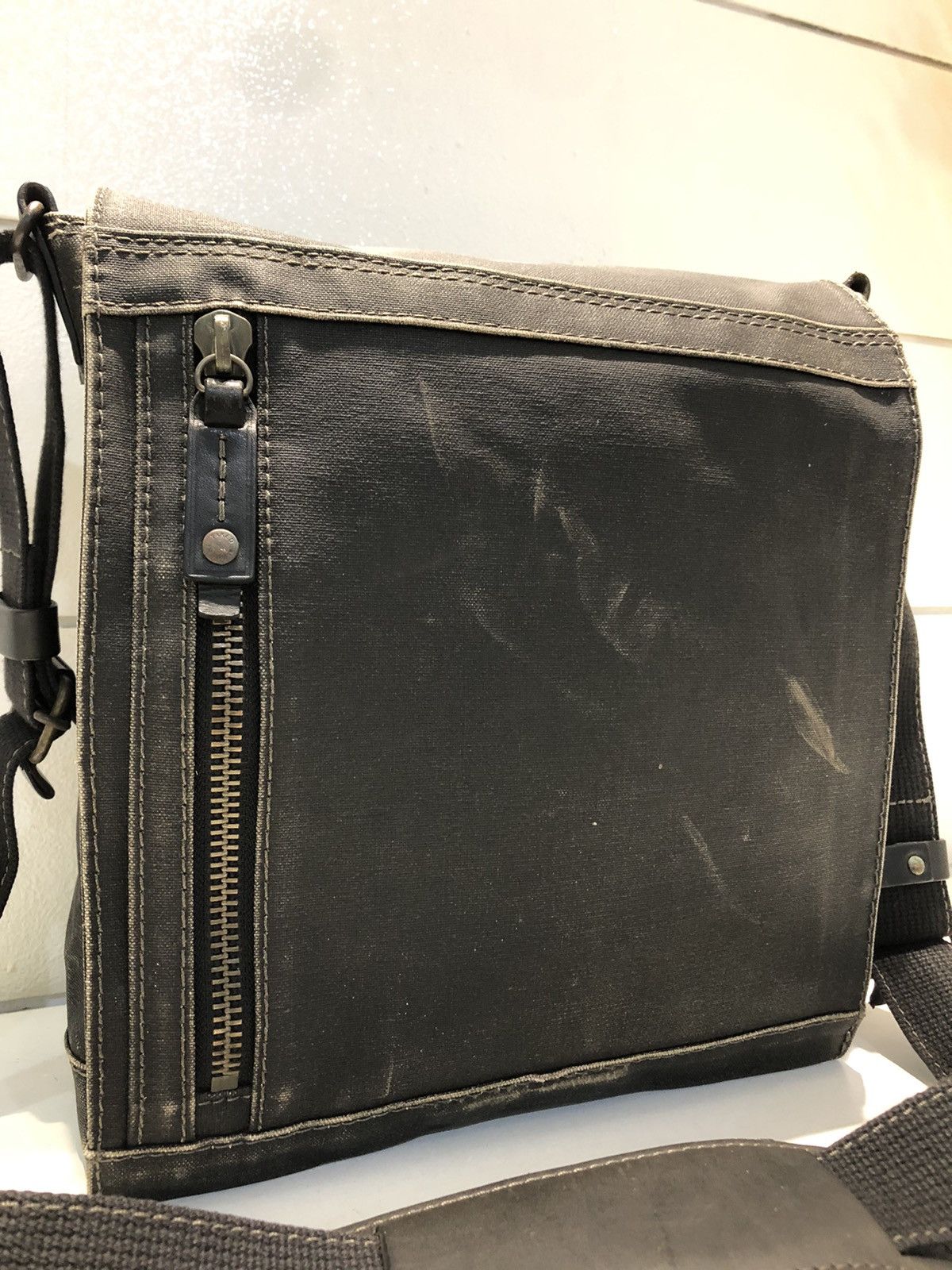 Takeo Kikuchi Vintage Waxed Takeo Kikuchi By Porter Crossbody Bag Size ONE SIZE - 3 Thumbnail