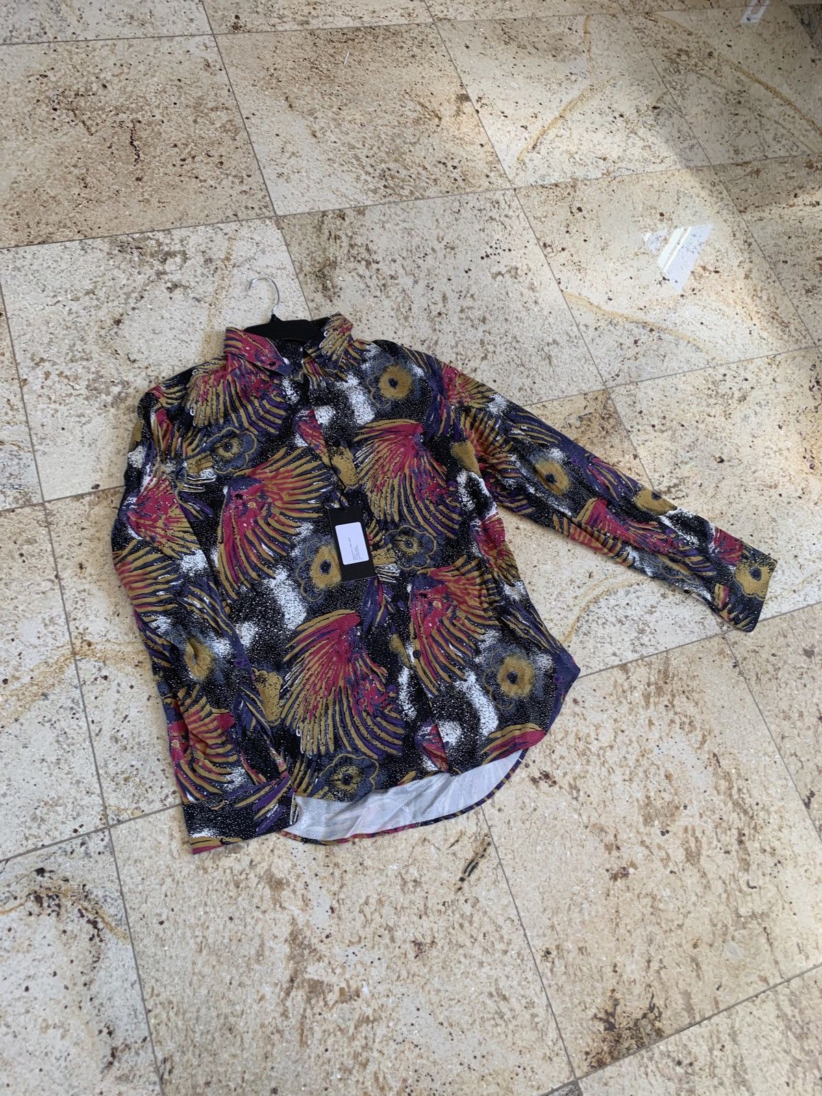 Martine Rose Classic Shirt in Yellow Floral Size US S / EU 44-46 / 1 - 3 Thumbnail