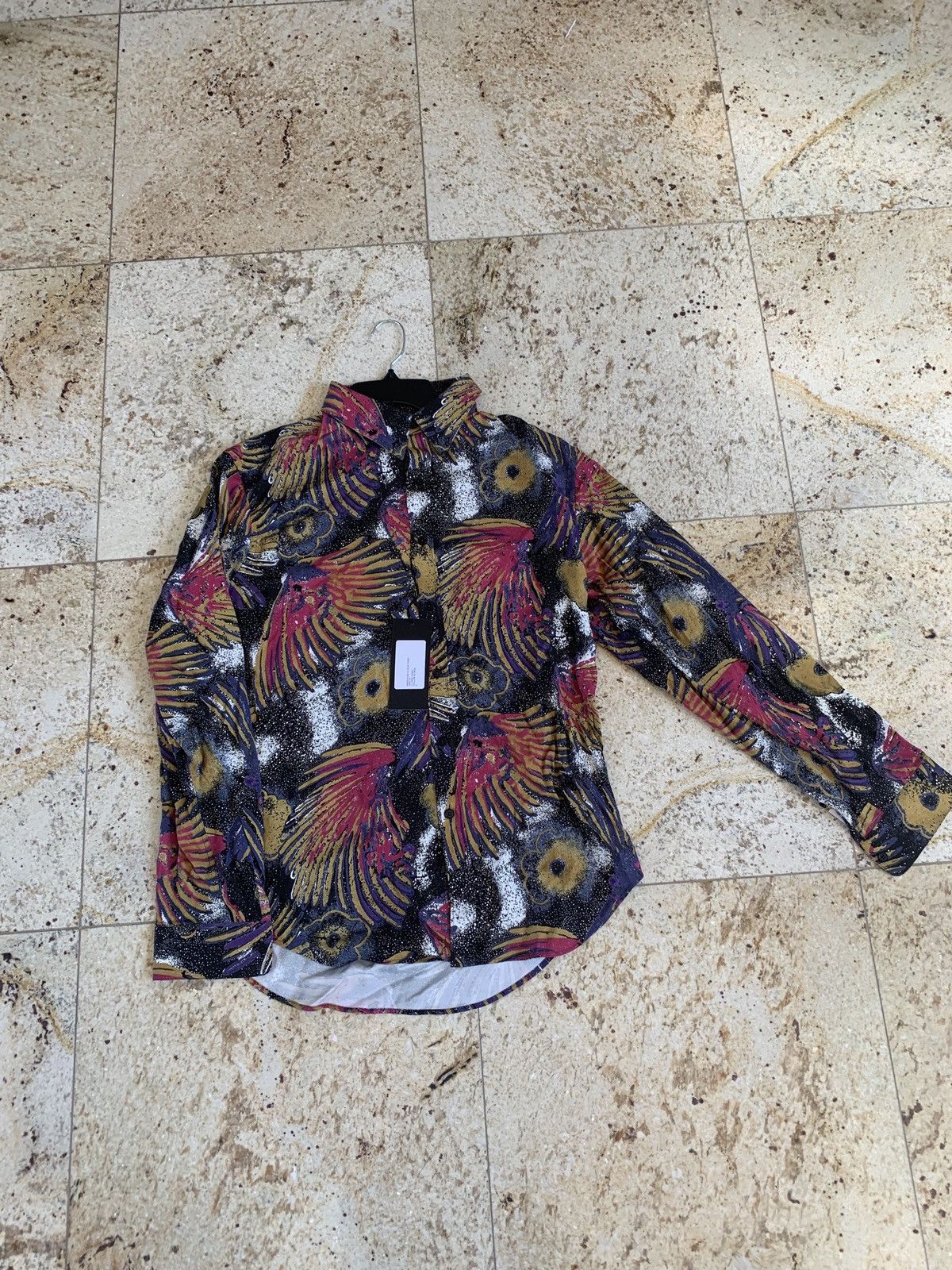 Martine Rose Classic Shirt in Yellow Floral Size US S / EU 44-46 / 1 - 2 Thumbnail