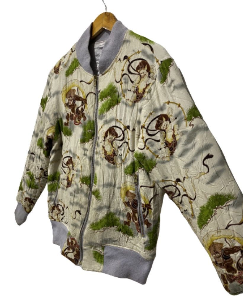 Japanese Brand × Vintage 💥delete today💥2004 Devil Sukajan silk jacket overprint Size US L / EU 52-54 / 3 - 8 Thumbnail