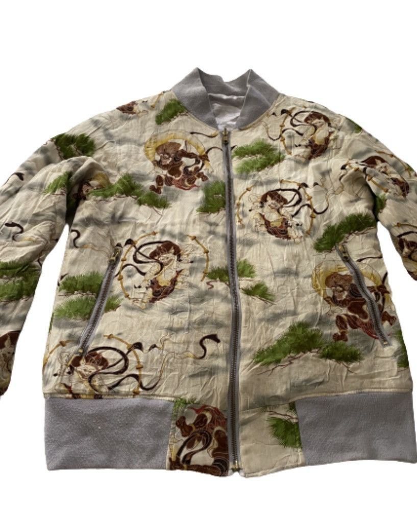 Japanese Brand × Vintage 💥delete today💥2004 Devil Sukajan silk jacket overprint Size US L / EU 52-54 / 3 - 5 Thumbnail
