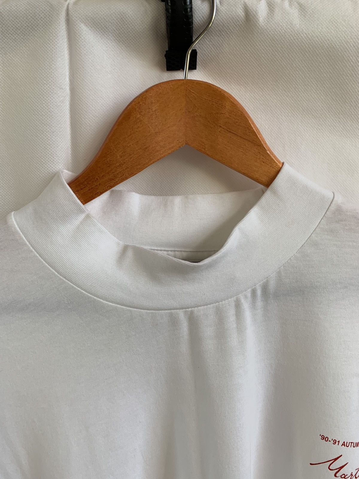 Martine Rose Funnel Top LS Tee in White Size US M / EU 48-50 / 2 - 4 Thumbnail