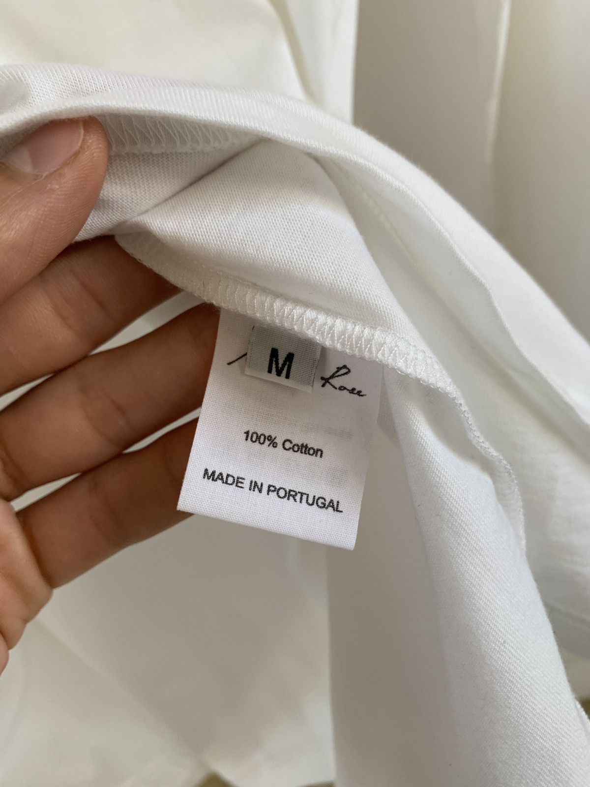 Martine Rose Funnel Top LS Tee in White Size US M / EU 48-50 / 2 - 8 Thumbnail