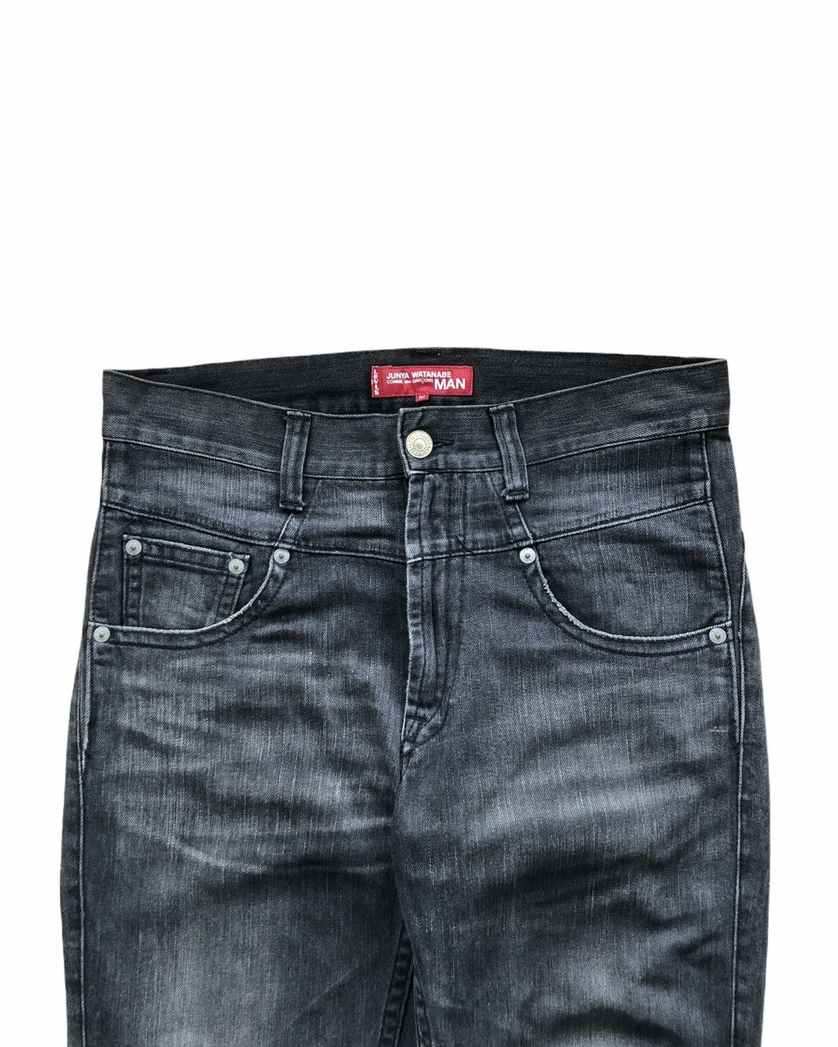 Comme des Garcons Homme Plus SS2012 Comme des Garcons Double Waist Flare Jeans Size US 35 - 3 Thumbnail