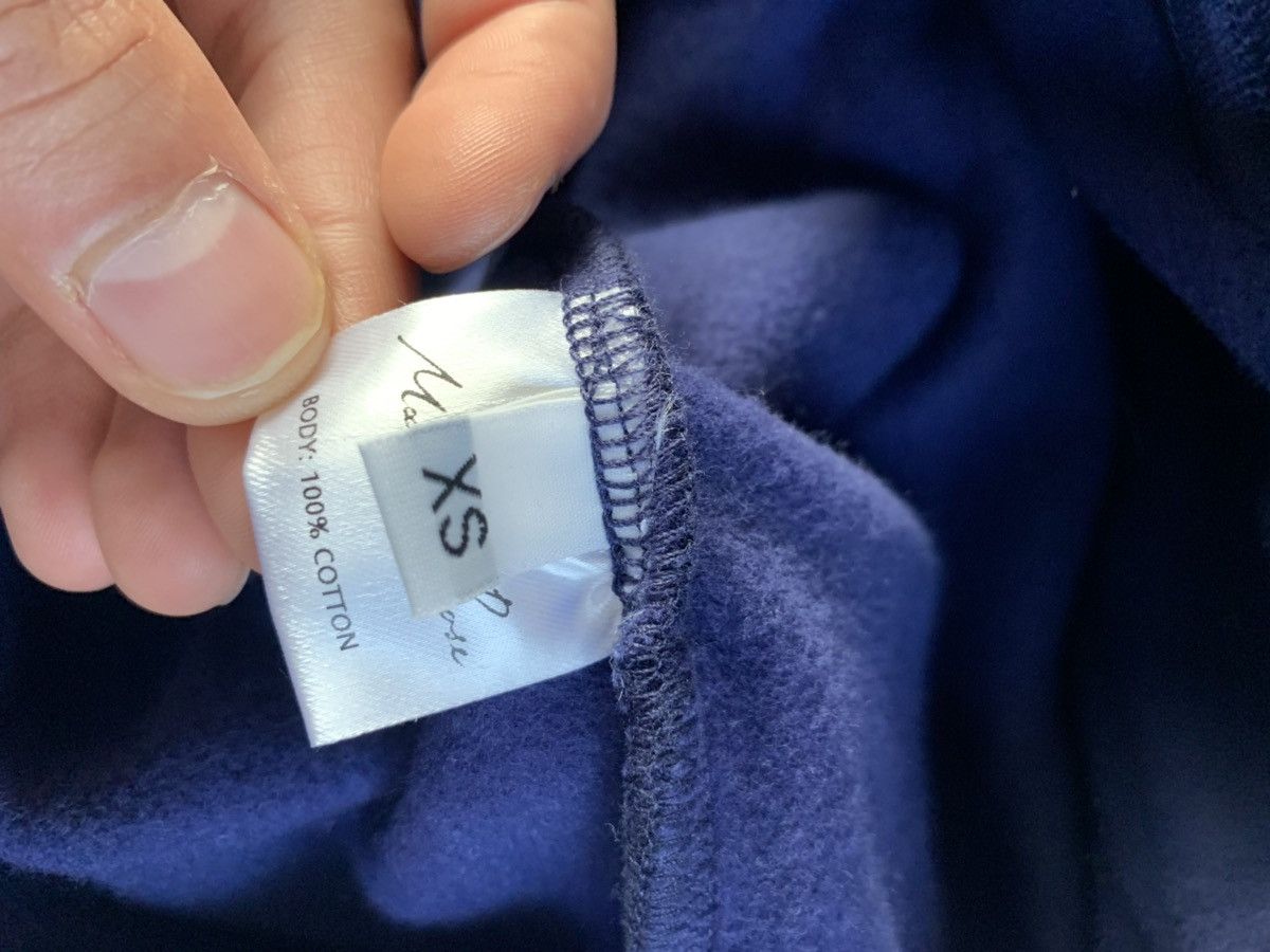 Martine Rose Embroidered Twist Hoodie in Blue Size US XS / EU 42 / 0 - 12 Thumbnail