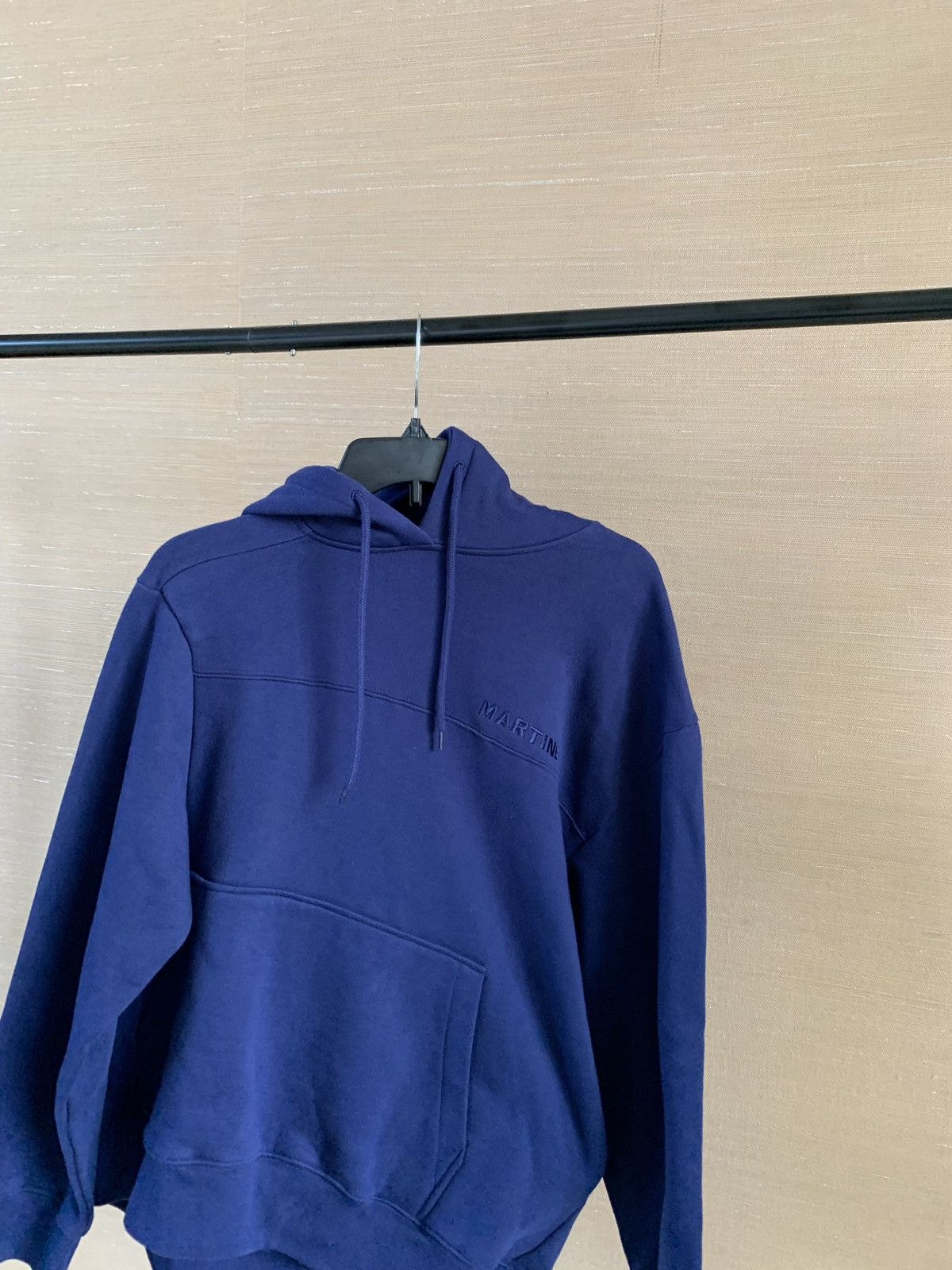Martine Rose Embroidered Twist Hoodie in Blue Size US XS / EU 42 / 0 - 2 Thumbnail