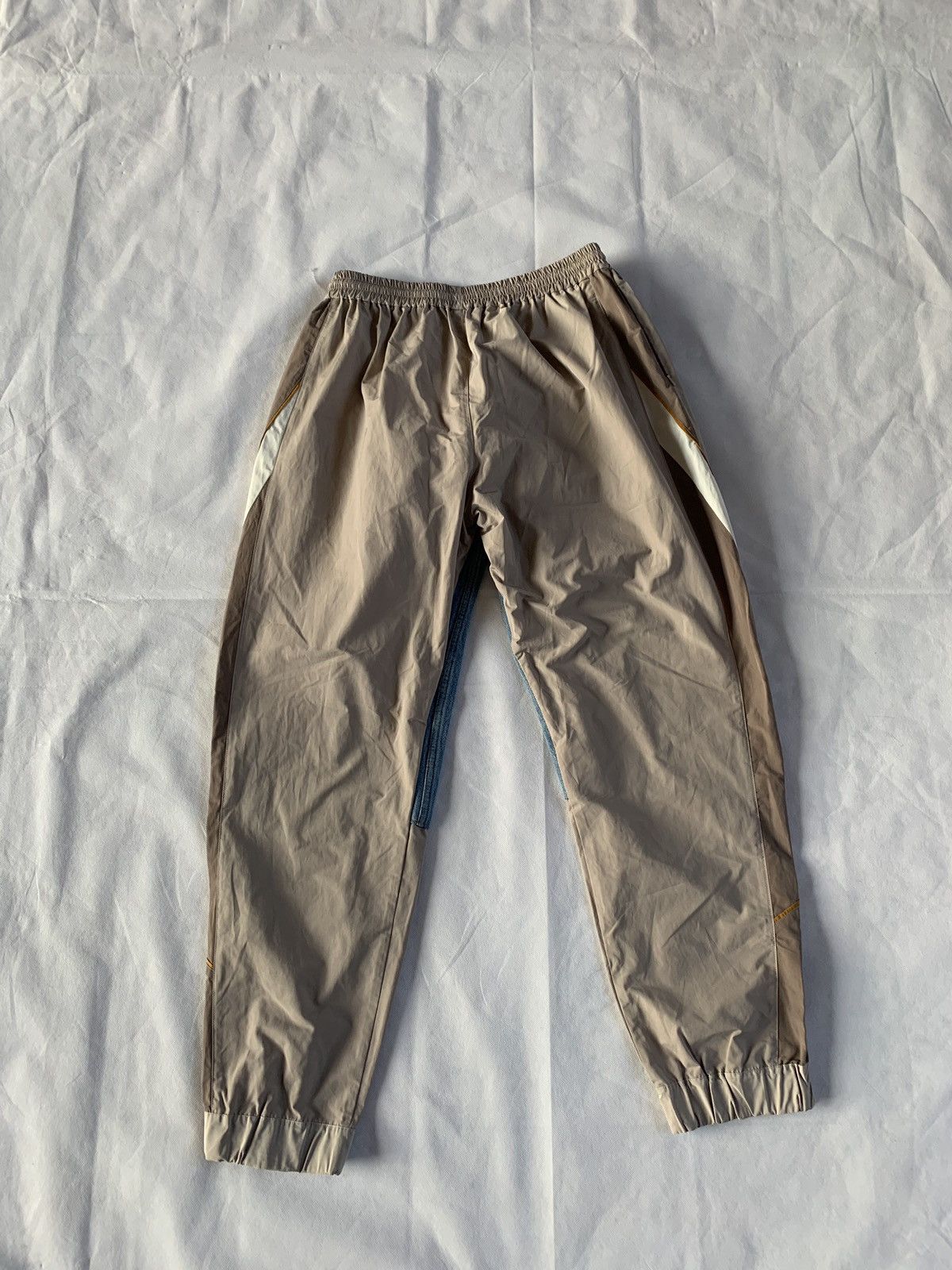 Martine Rose Hybrid Denim Track Pants in Light Blue Size US 34 / EU 50 - 10 Thumbnail
