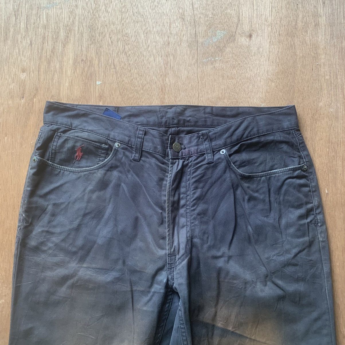 Polo Ralph Lauren 5-POCKET POLO RALPH LAUREN TROUSERS FADED DUNGAREES PANTS Size US 34 / EU 50 - 2 Thumbnail