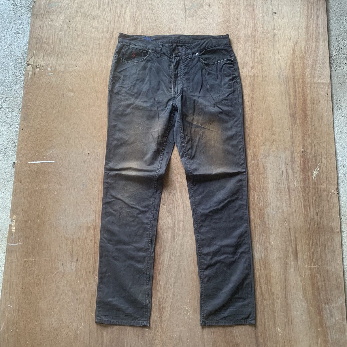 Polo Ralph Lauren 5-POCKET POLO RALPH LAUREN TROUSERS FADED DUNGAREES PANTS Size US 34 / EU 50 - 1 Thumbnail