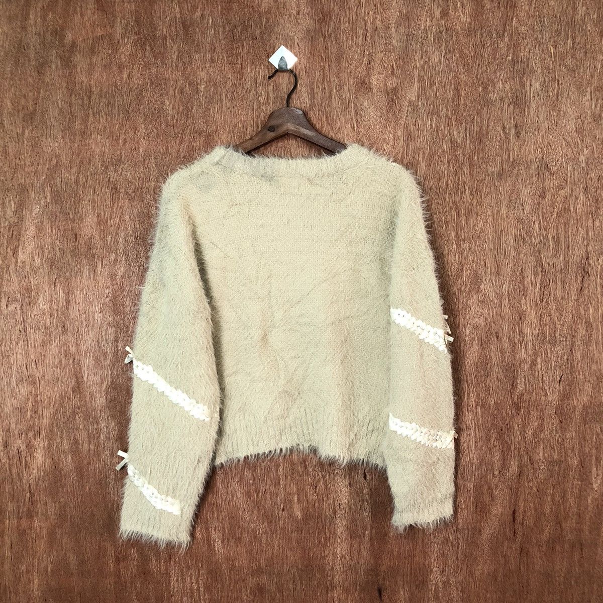 Aran Isles Knitwear Supreme Lala Shag Shaggy Fur Mohair Knitwear #6453 Size M / US 6-8 / IT 42-44 - 6 Thumbnail